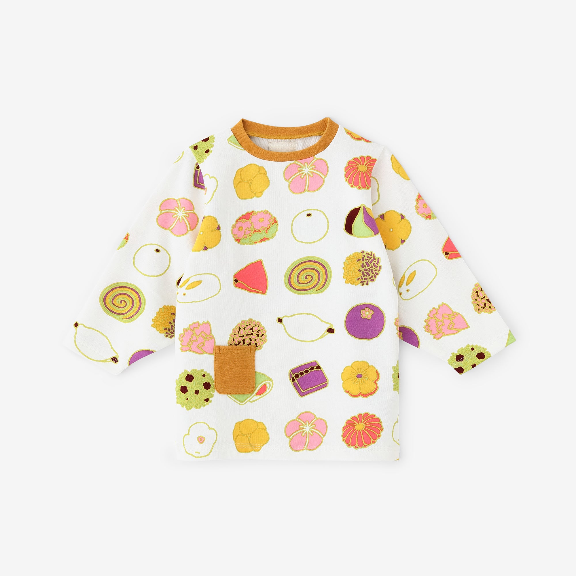 ●地窖 圓弧袖上衣和菓子