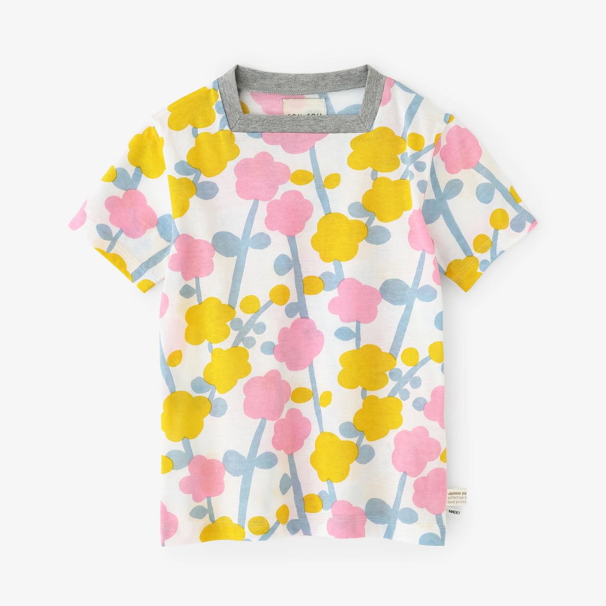●Square Neck T-shirt/Plum Blossoms Spring Time