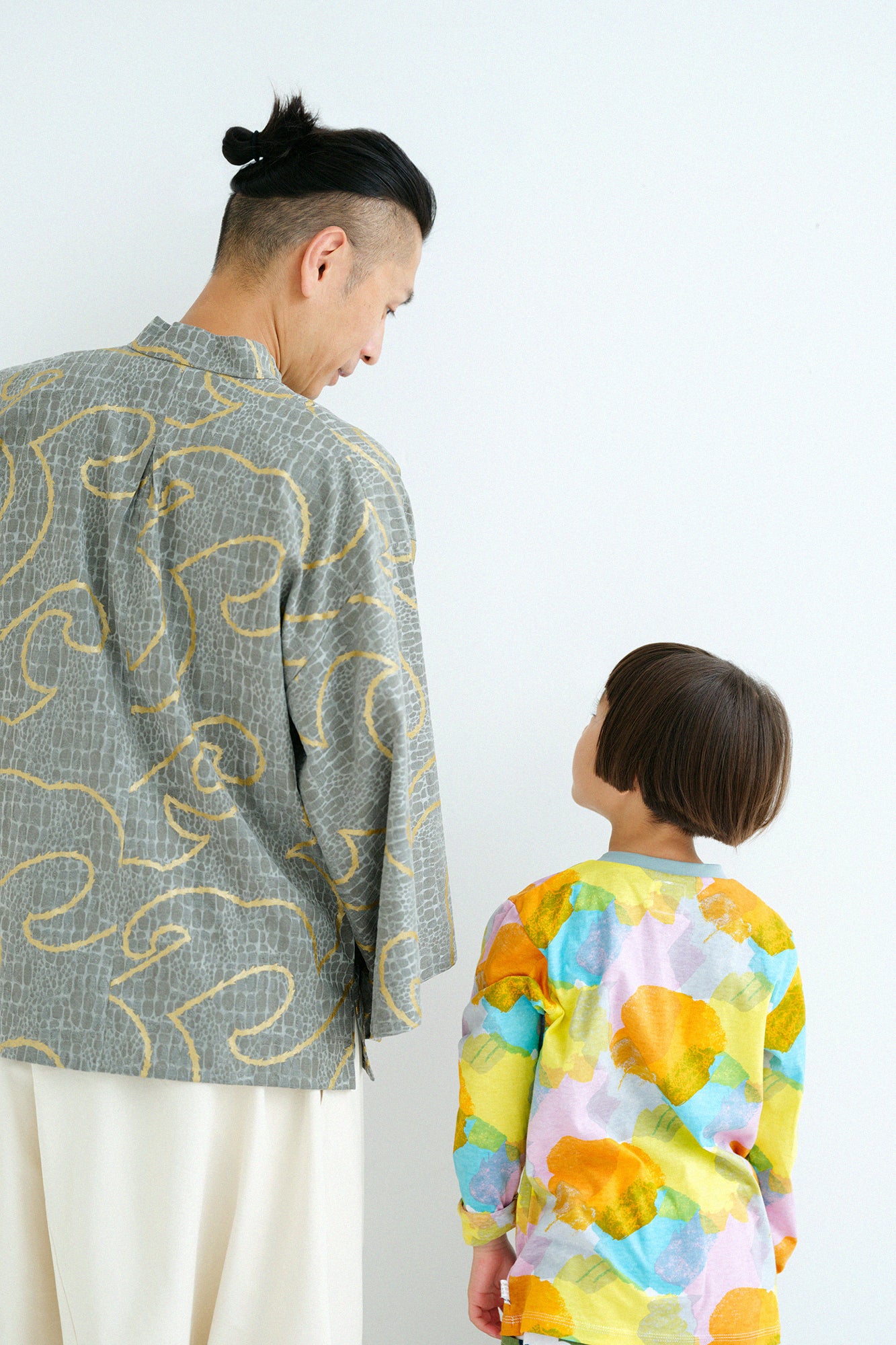 ● Square Neck Long Sleeve T-shirt / Vague