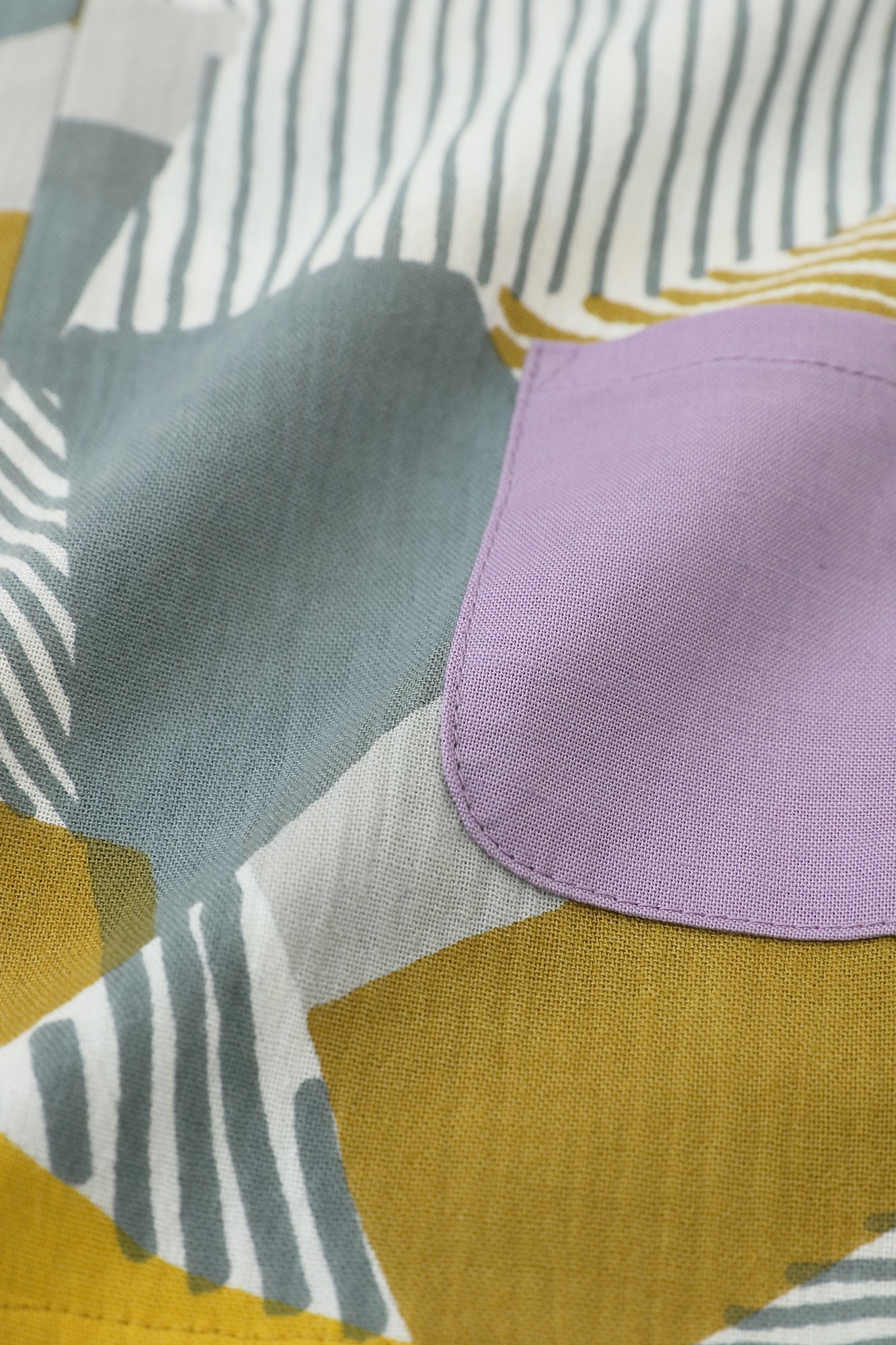 ●高島縮棉 20/20 方形上衣/孩童