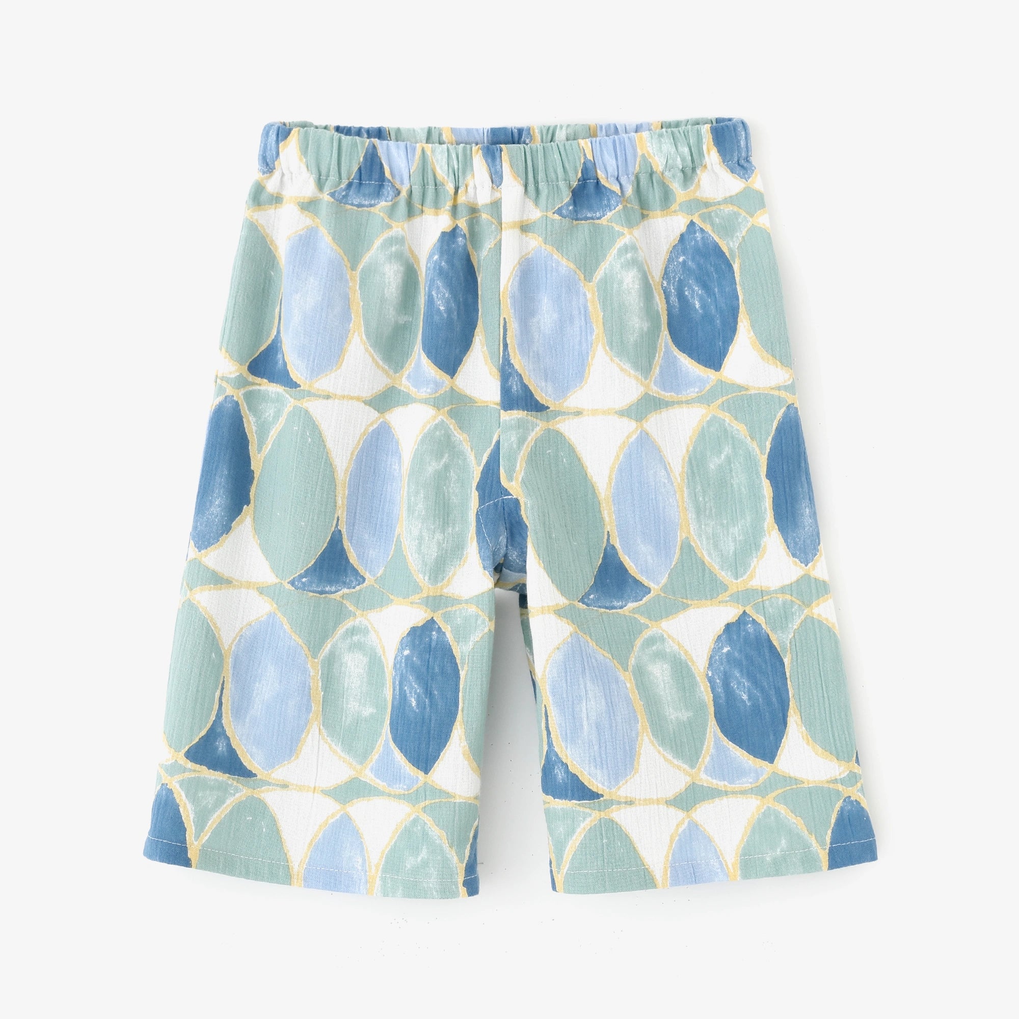 ●Chizimi Cotton 20/20 Knee Length Monpe Pants/Linking Rings