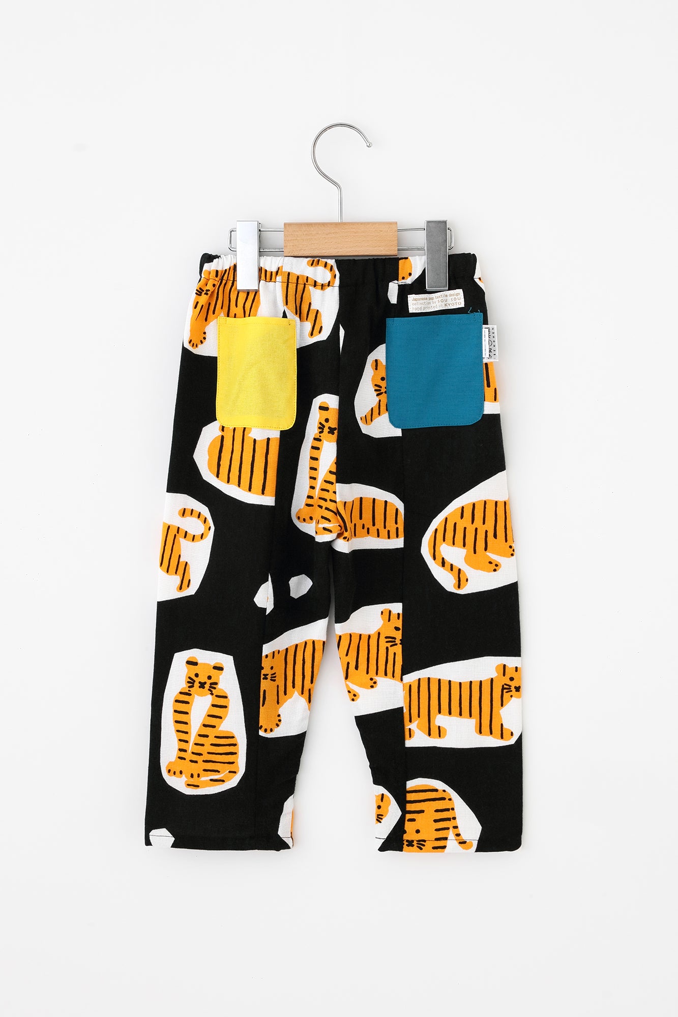 ●Isemomen童裝長褲伊勢木棉附裡襯/大象