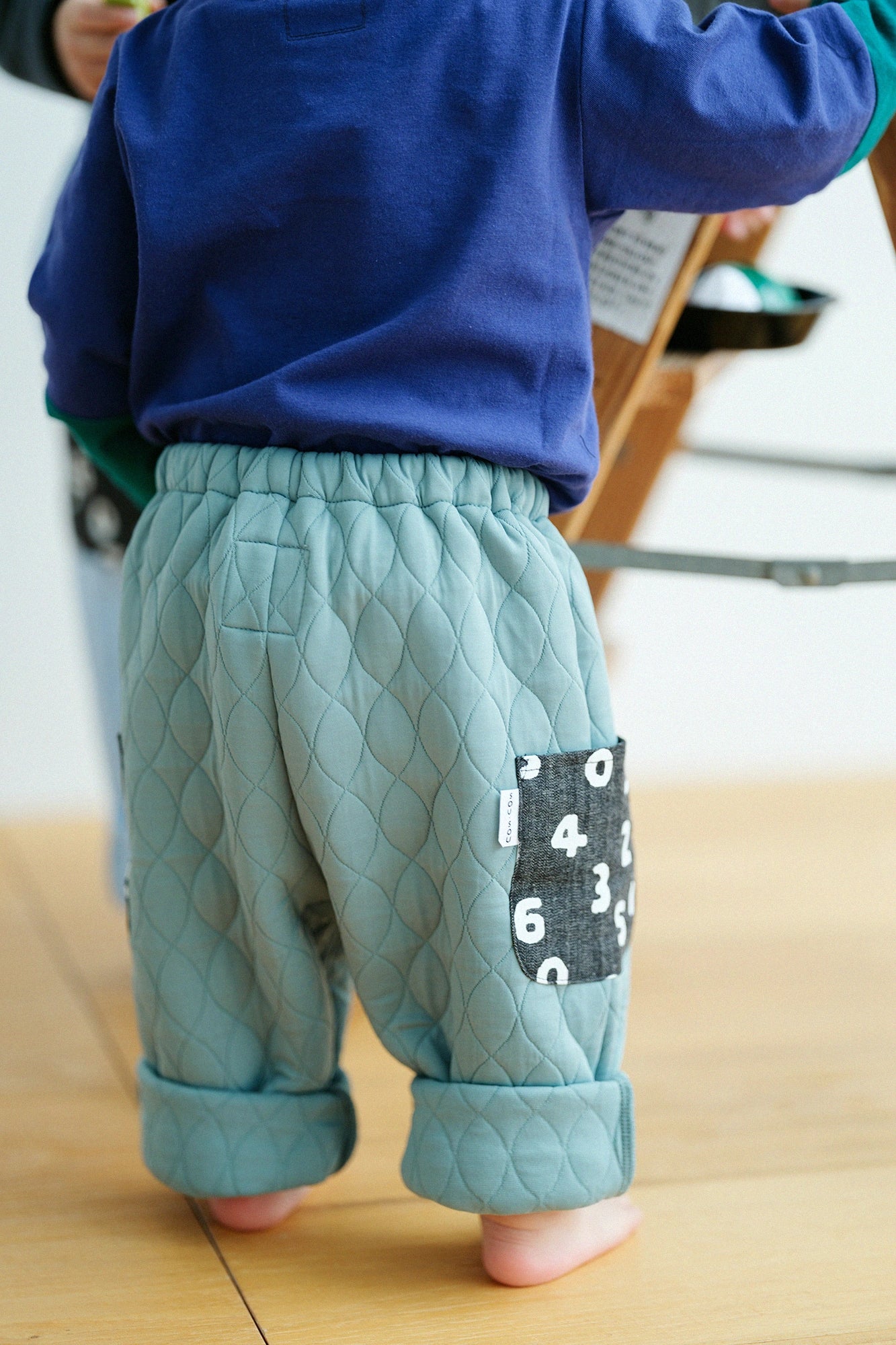 ●被子 童裝長褲 三袋/綠色