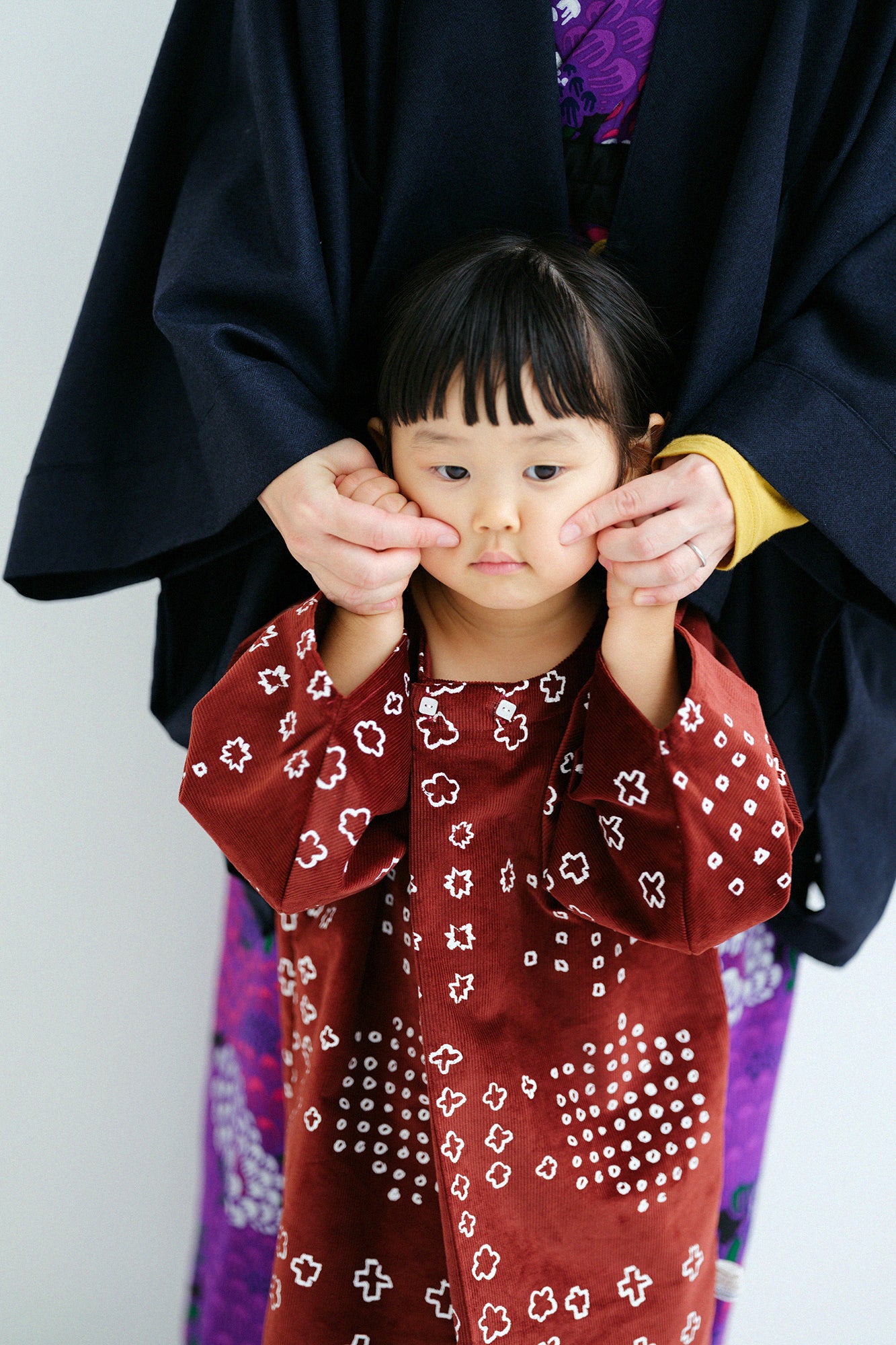 ●燈芯絨 圓弧袖貫頭衣/ 山希阿卡茶色