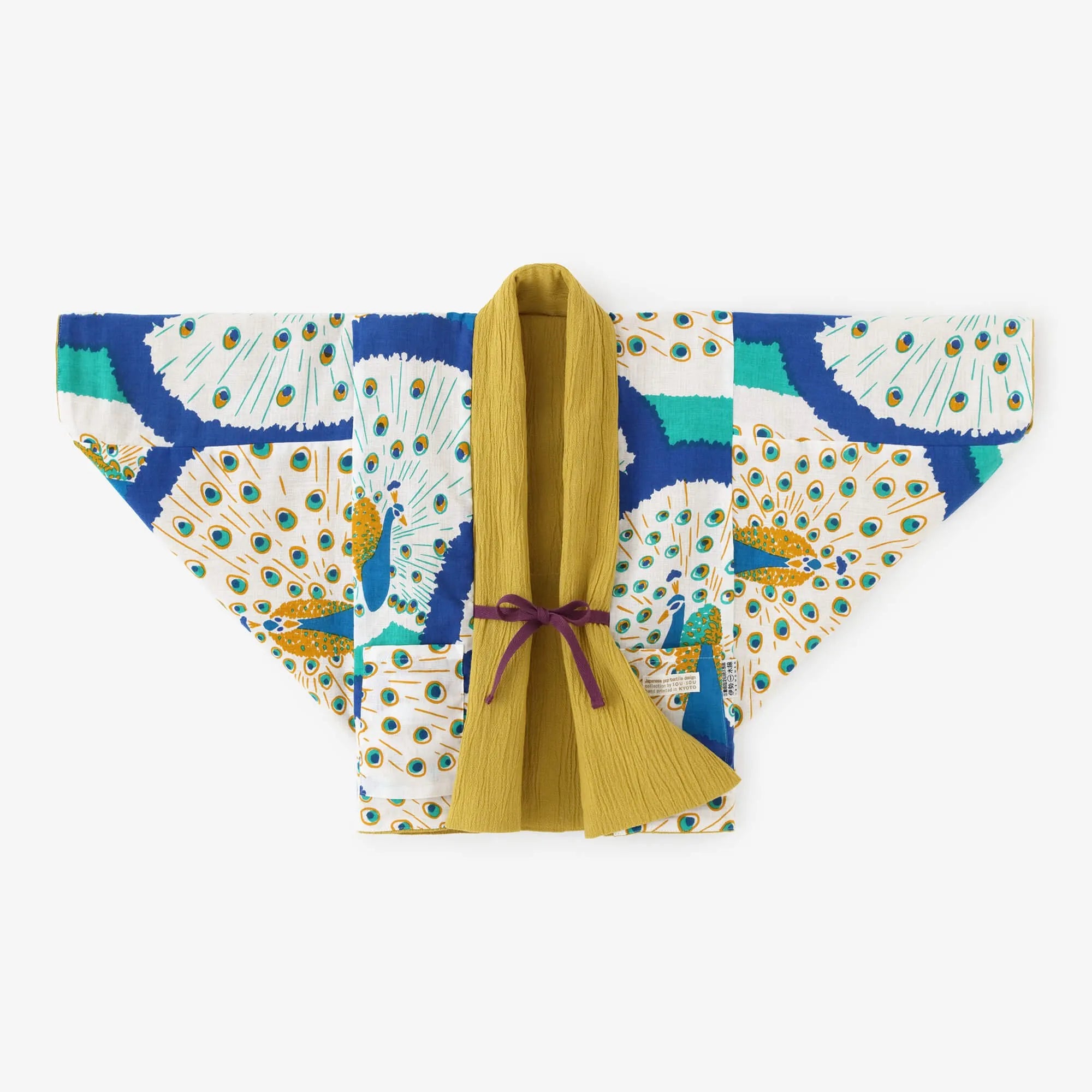 ●Takashima Chijimi 20/10 Kinderärmel/Koganeiro x Peacock