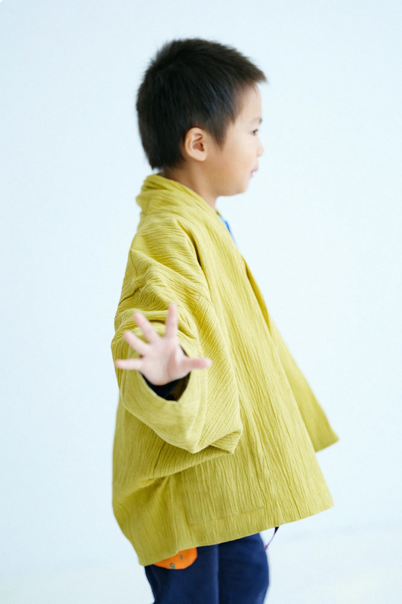 ●Takashima Chijimi 20/10 Kinderärmel/Koganeiro x Peacock