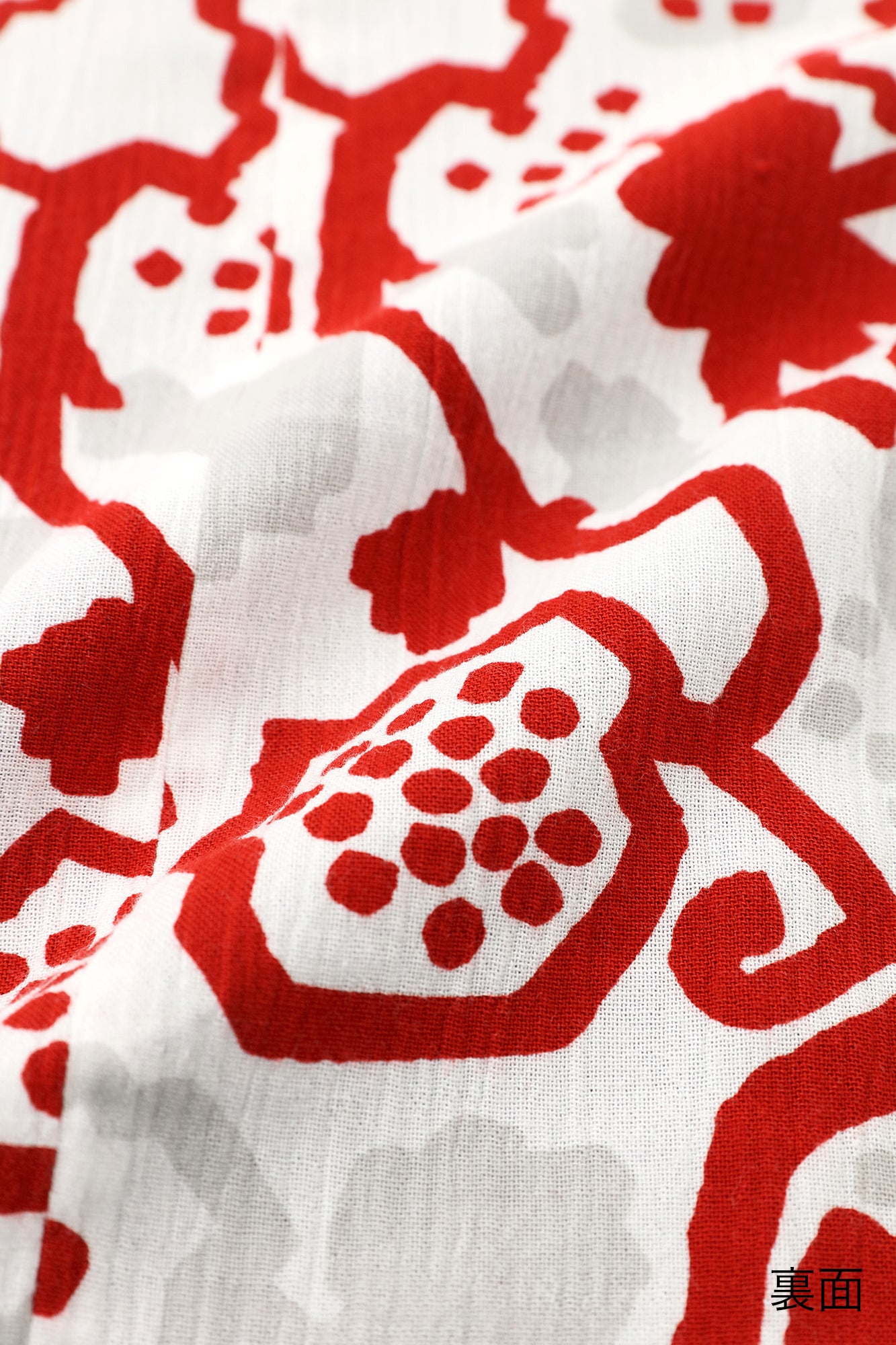 ●ツイード ポンチョ ひふ/あかいろ×ぶどうからくさ