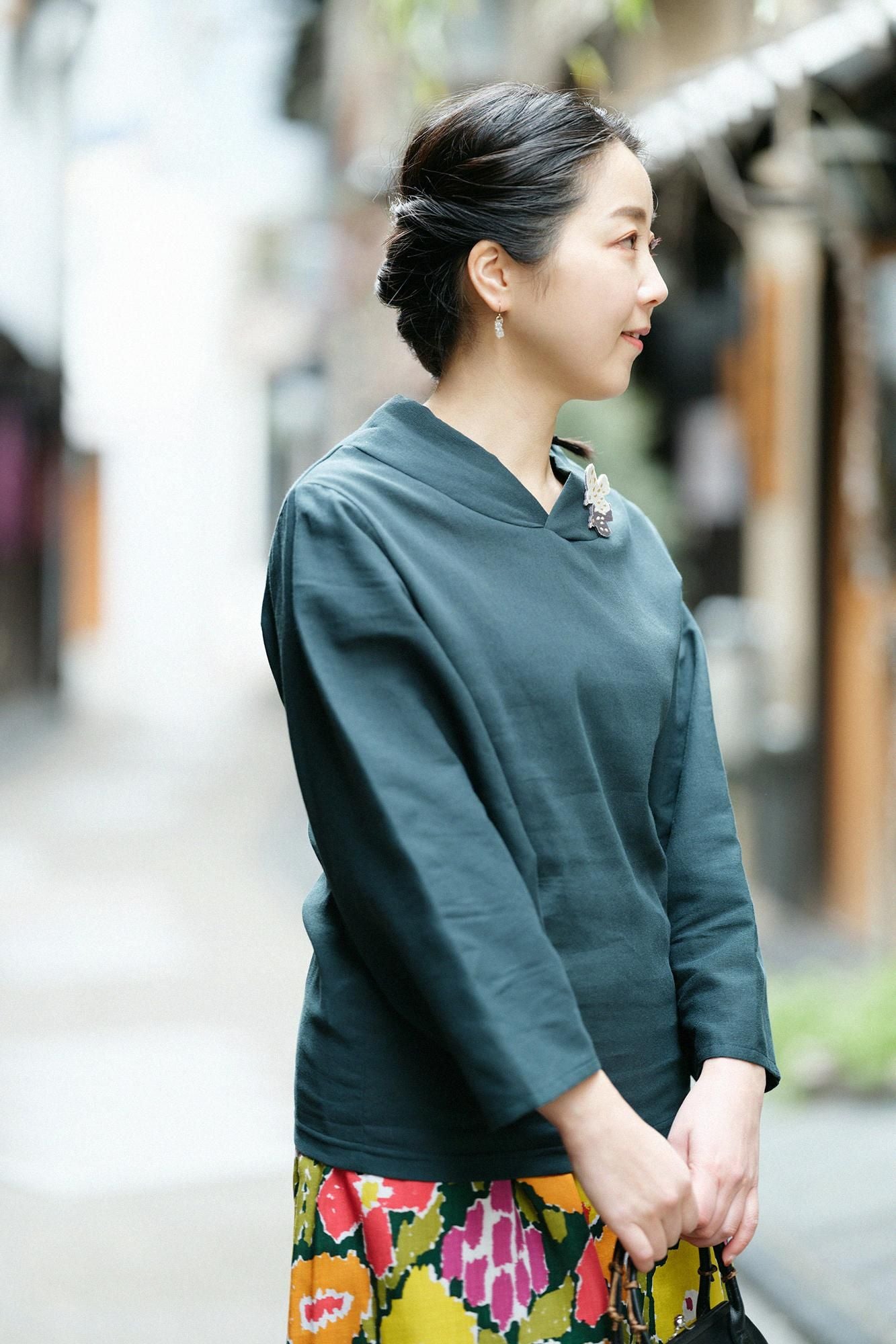 Takashima Sumi 40/40 Nagi Jiban/深绿色