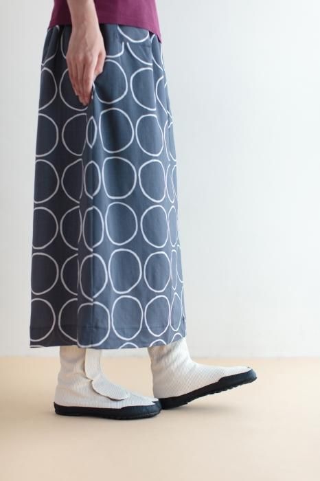 Velcro Tabi Boots / Sashiko White Nantenchiku