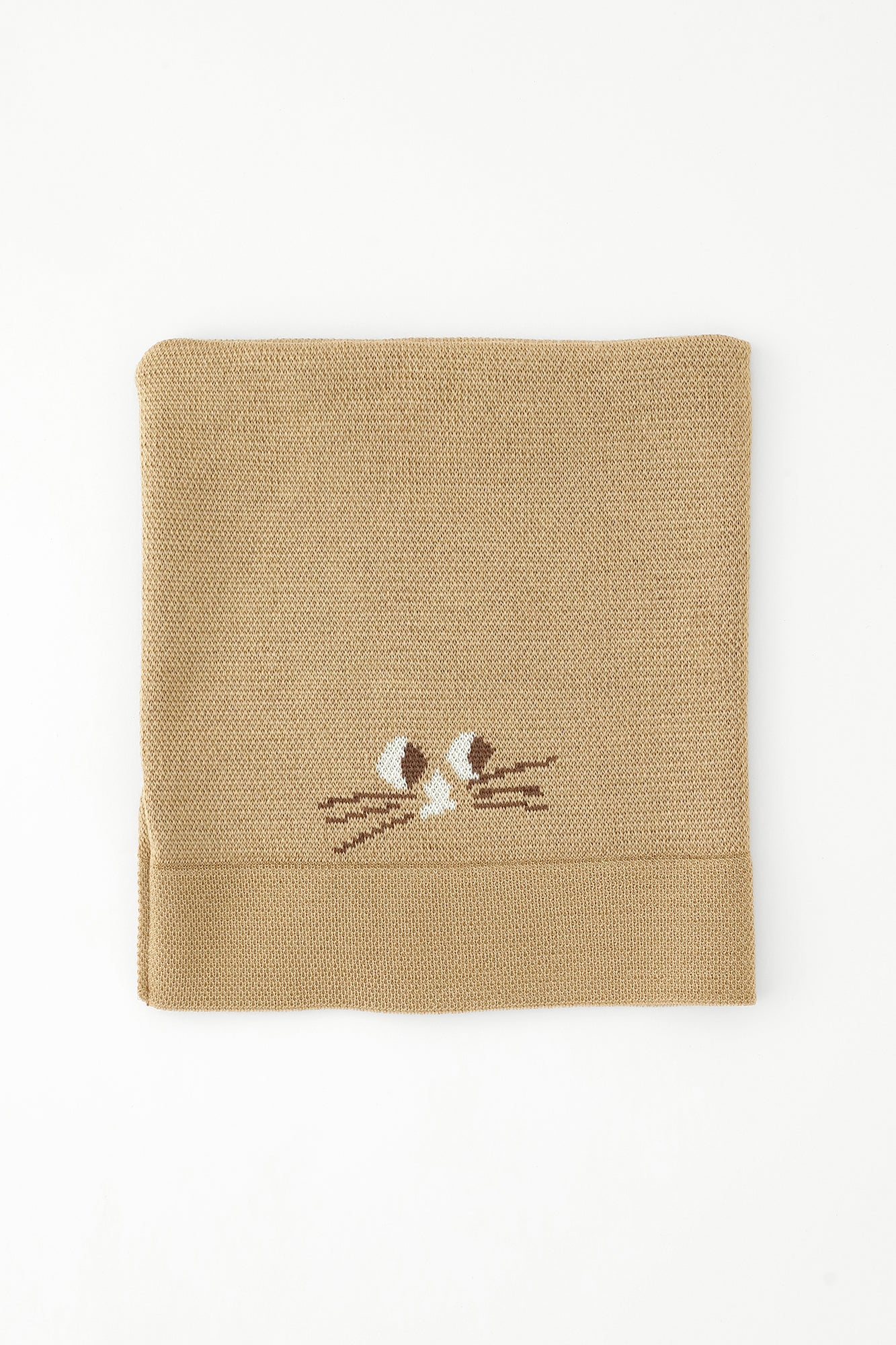 depo Nyan Jacquard Knit Cap/Caramel