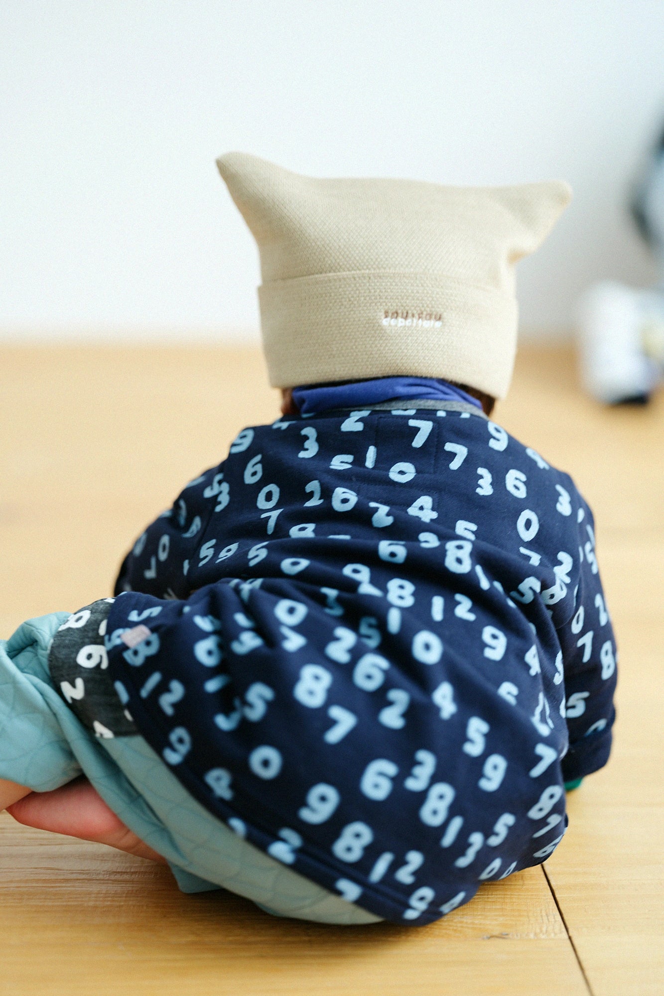 ●depo Nyan緹花針織帽/駝色