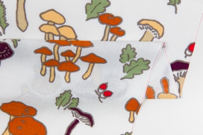 伊勢木綿 textile手ぬぐい/きのこ