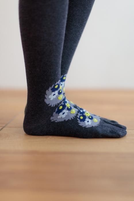 分趾襪(膝下長度)/植物園 夜 【女性用】