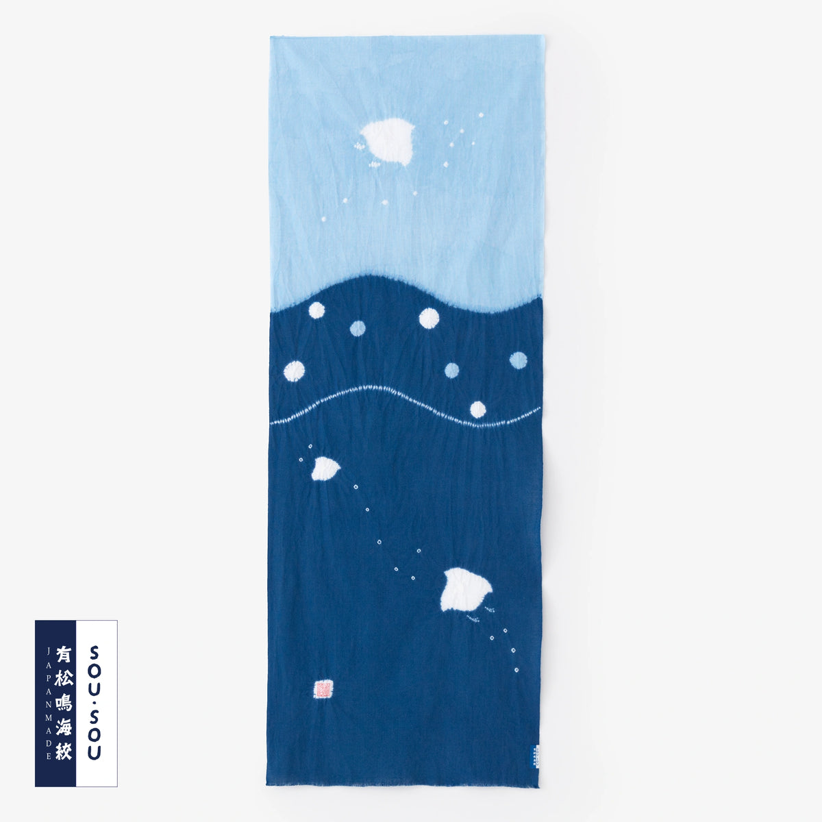 SOU・SOU×有松鳴海絞 手ぬぐい／山雅商店謹製 千鳥（ちどり）