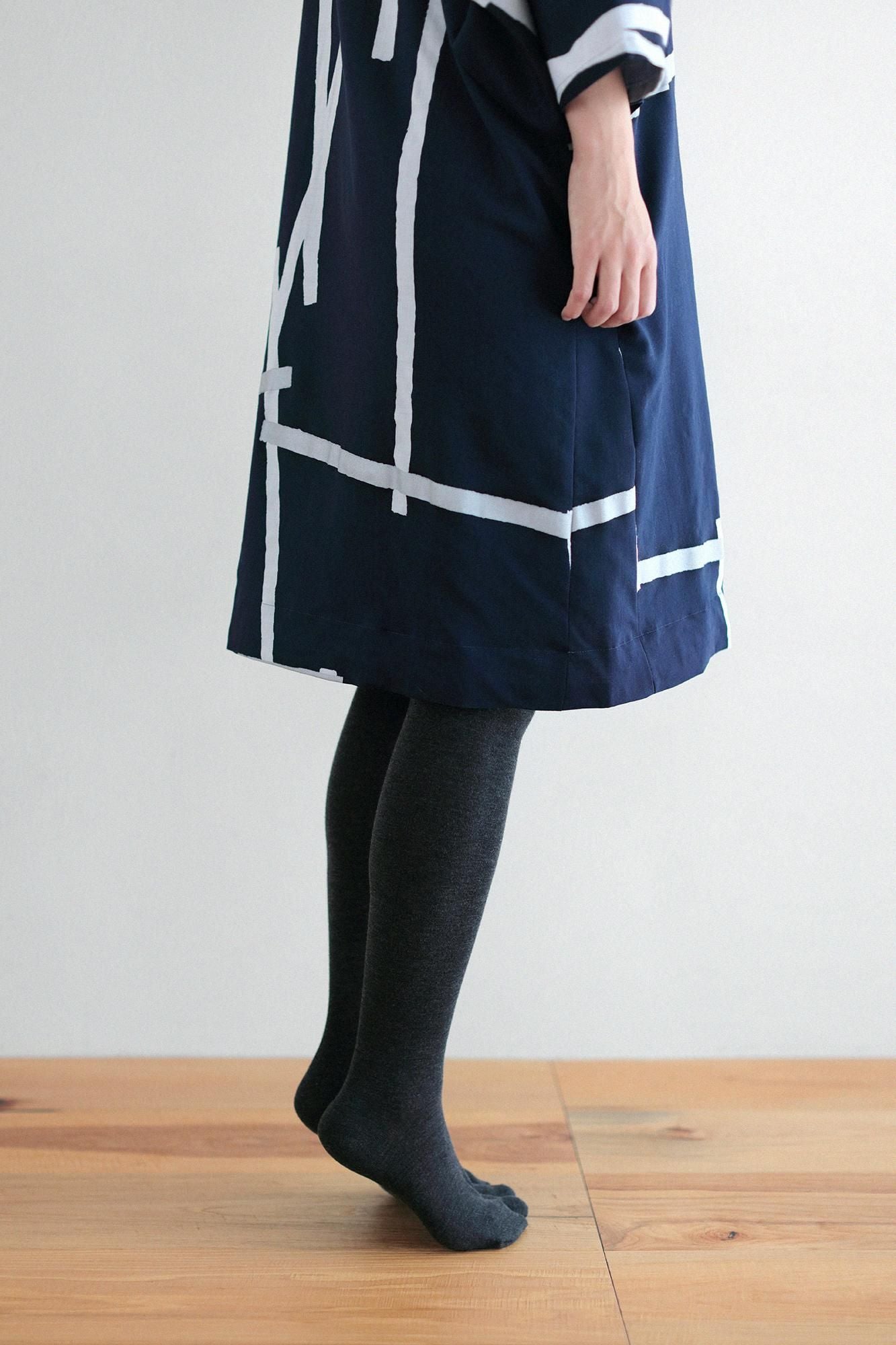 分趾褲襪/深灰色