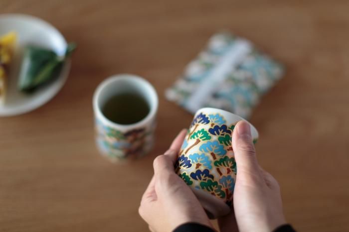 茶杯套組/松之態