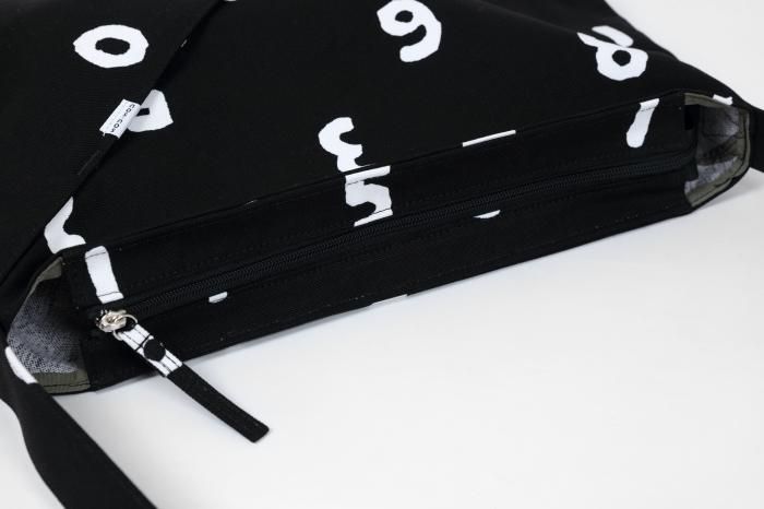 Canvas Shoulder Bag Odayaka(XL)/ SO-SU-U Large Black