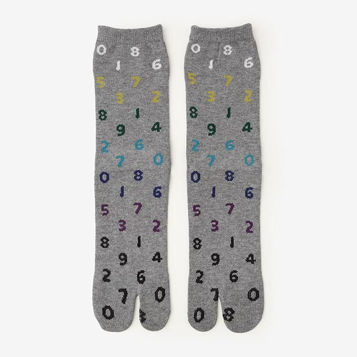 Tabi Socks (Mid-calf)/SO-SU-U Grey Gradient【Men・Women】