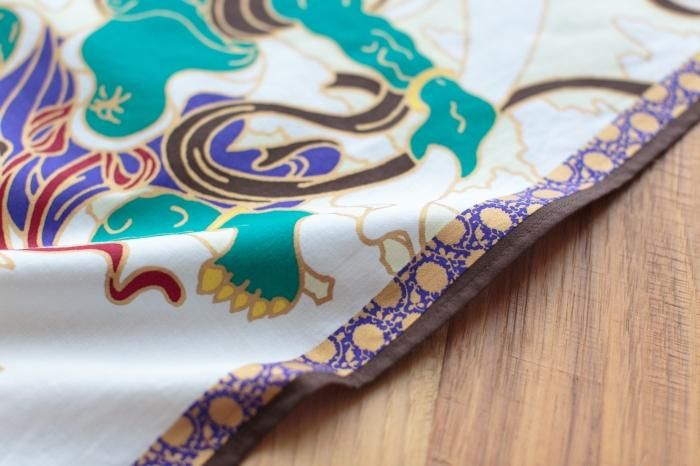 Hand-printed Furoshiki (Large) / Wind God and Thunder God