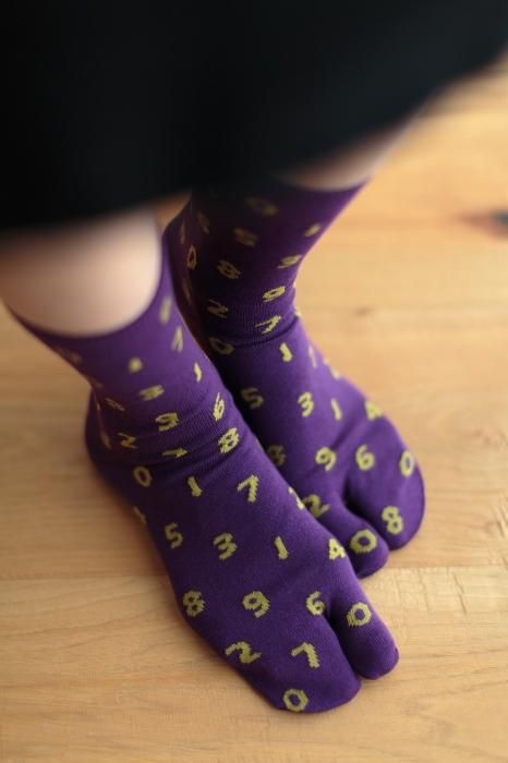 足袋下(普通丈)/SO-SU-U 京紫(きょうむらさき) 【男・女性用】