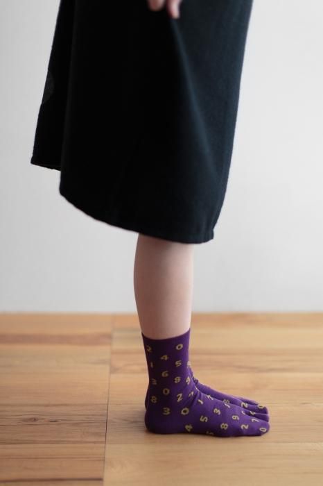 足袋下(普通丈)/SO-SU-U 京紫(きょうむらさき) 【男・女性用】