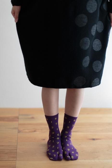 足袋下(普通丈)/SO-SU-U 京紫(きょうむらさき) 【男・女性用】