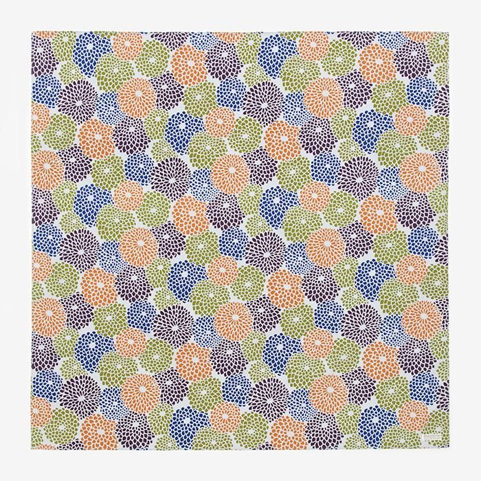 Hand-printed Furoshiki (Large) / Chrysanthemum