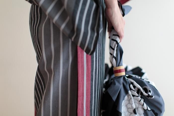 手捺染 風呂敷(大)/金襴緞子 夜色(きんらんどんす やしき)