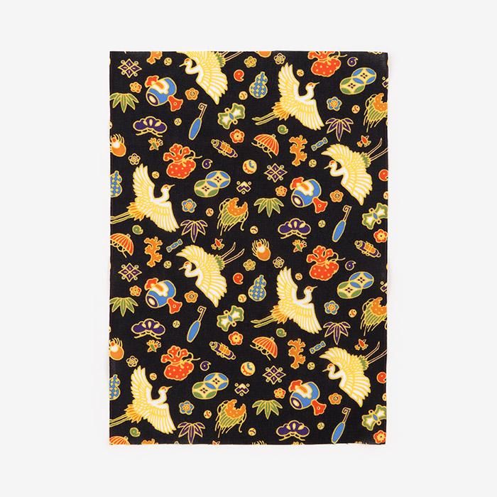 伊勢木綿 textile手ぬぐい（ひめ丈）／弥栄（いやさか）