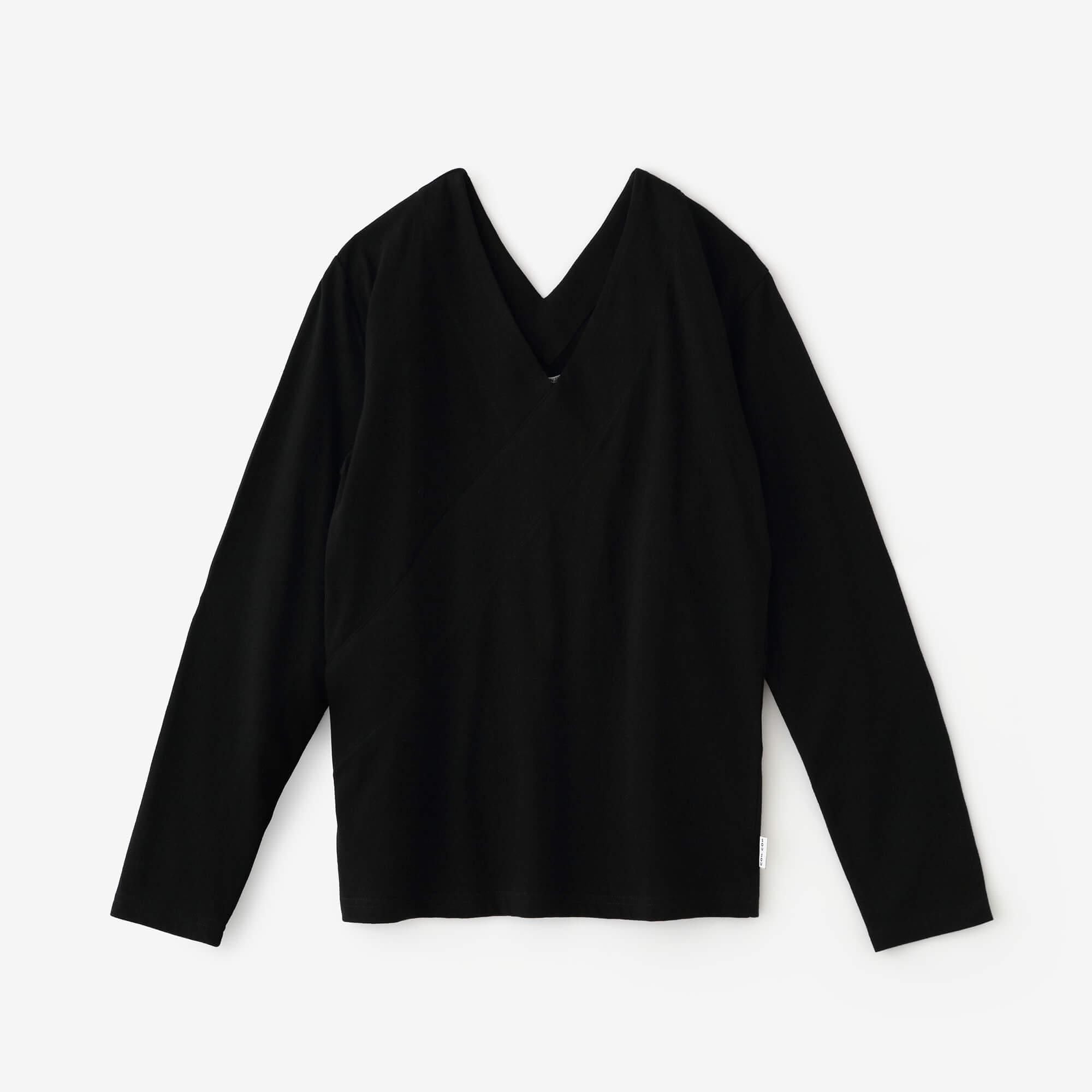 抜衿ジバン 十分丈／濡羽色（ぬればいろ）