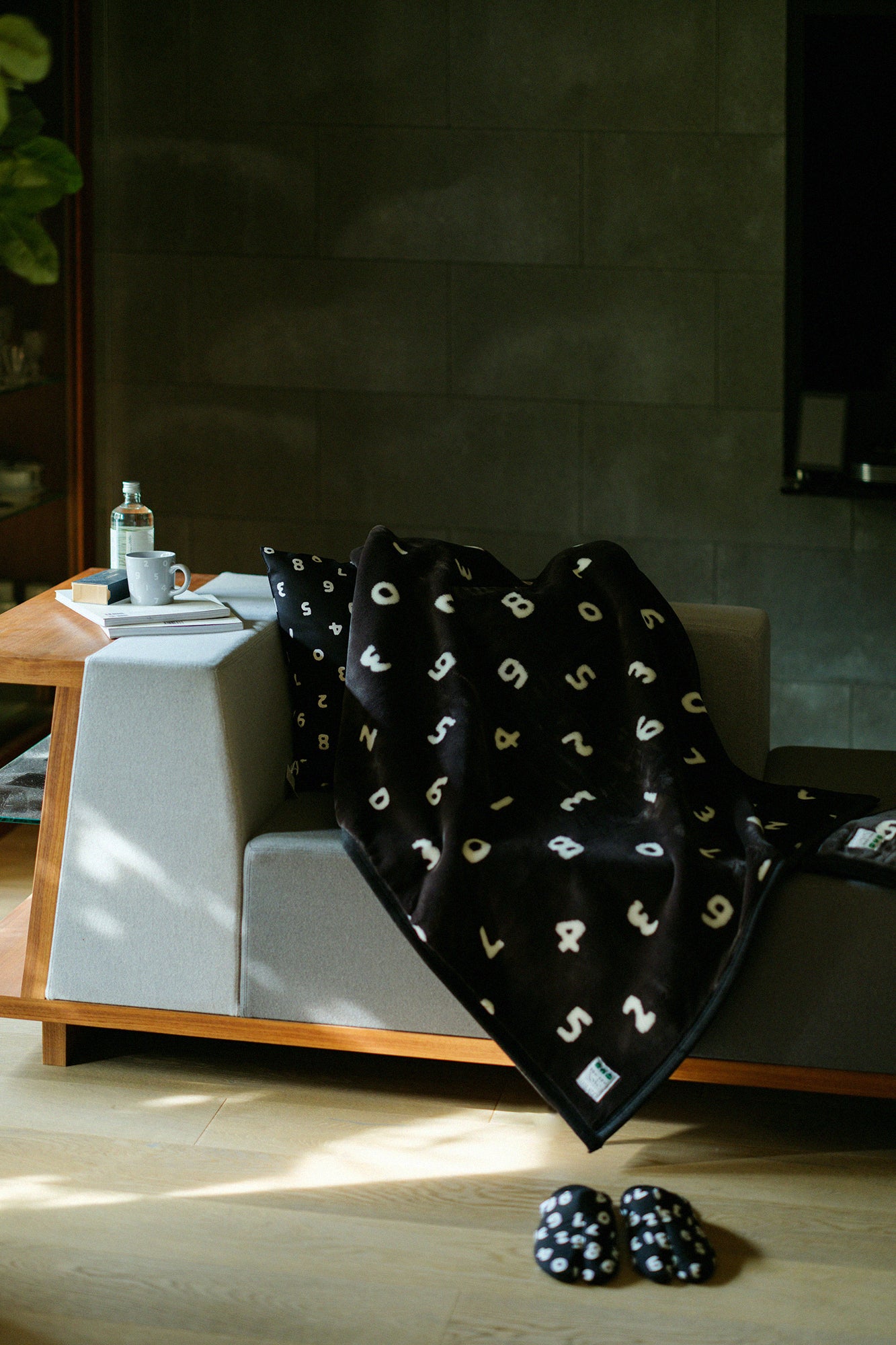 SOU・SOU×森弥毛織 アクリル毛布 小/SO-SU-Uあっちこっち