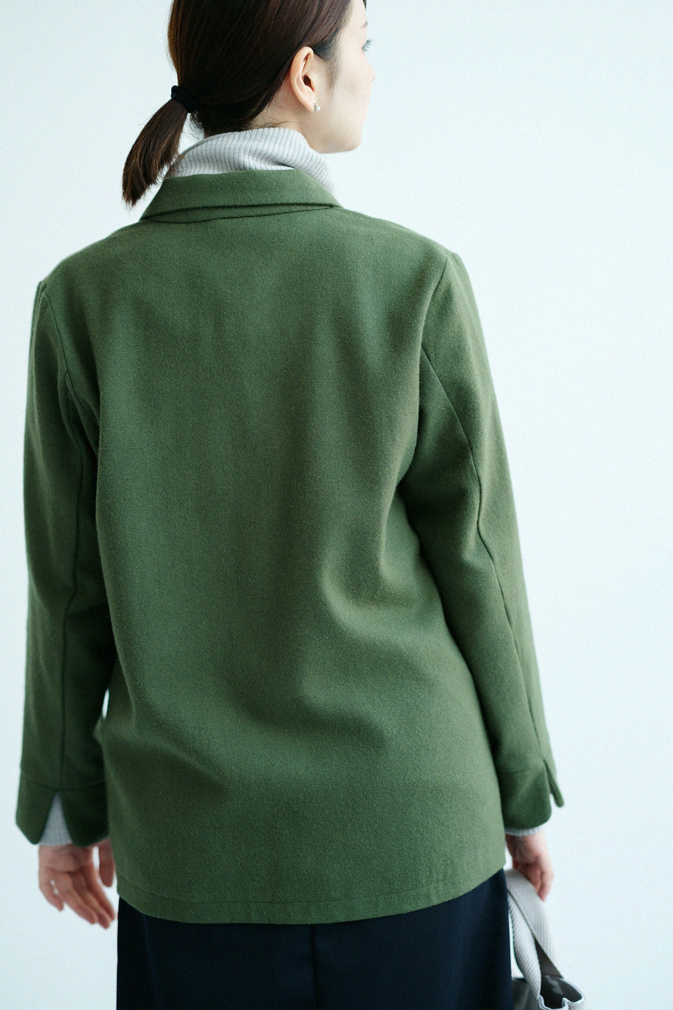 【預購】CORDURA® 耐磨羊毛 有領夾克/苔色(※預計於12月9日左右發貨)