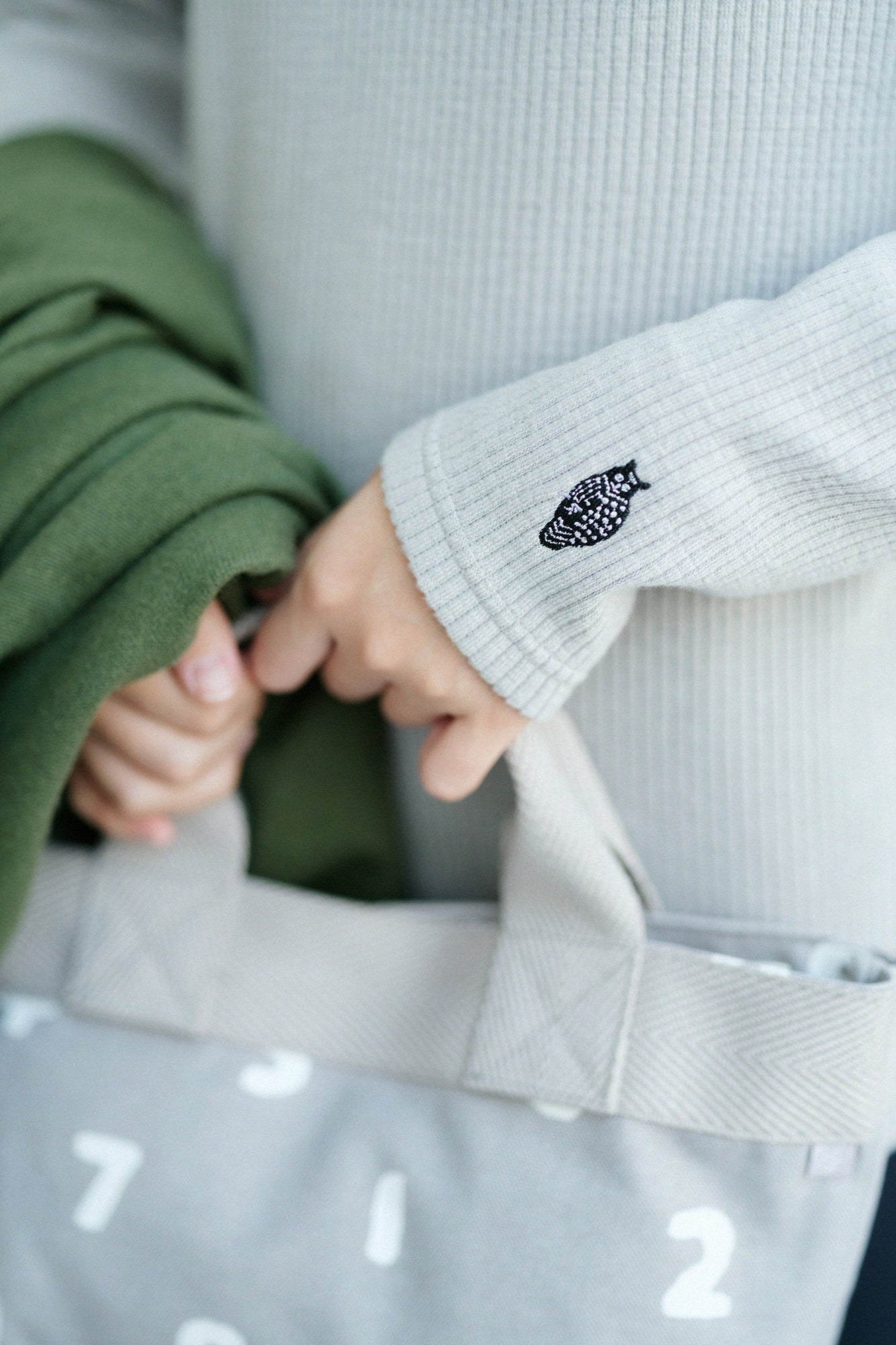 【預購】Soft Thermo(R) 羅紋針織 造型高領L/S長版上衣/天灰色(※預計於12月9日左右發貨)