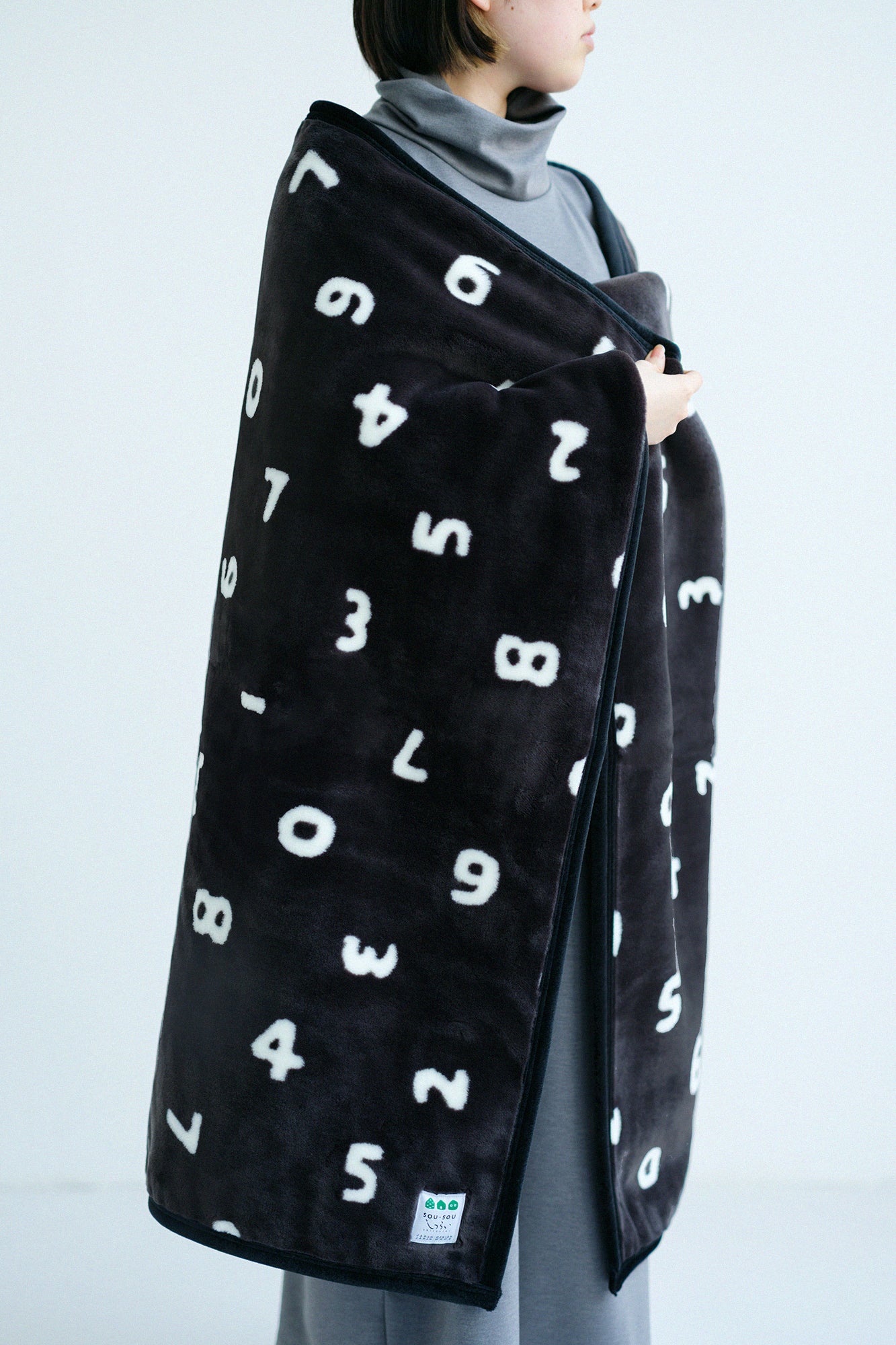 SOU・SOU×森弥毛織 アクリル毛布 小/SO-SU-Uあっちこっち