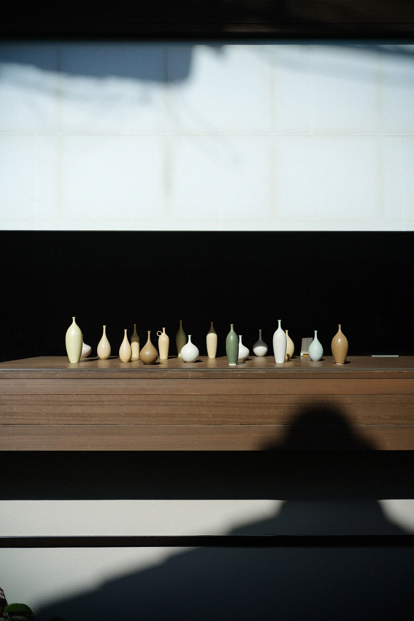 SOU・SOU×ALPHA Cashmere Karesansui Scarf / White×Blue