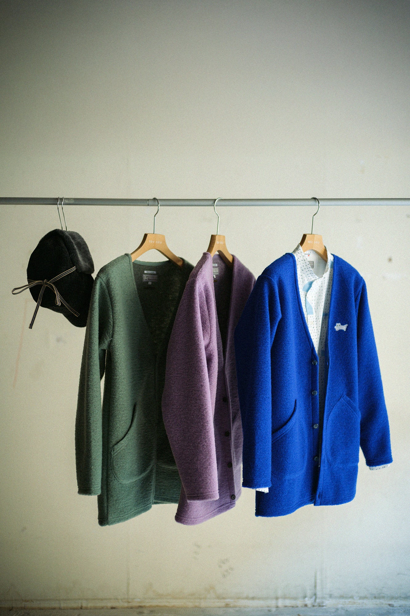 【◯预购】义大利毛绒针织V领L/S外套/玫瑰粉红(※预计于12月2日左右发货)