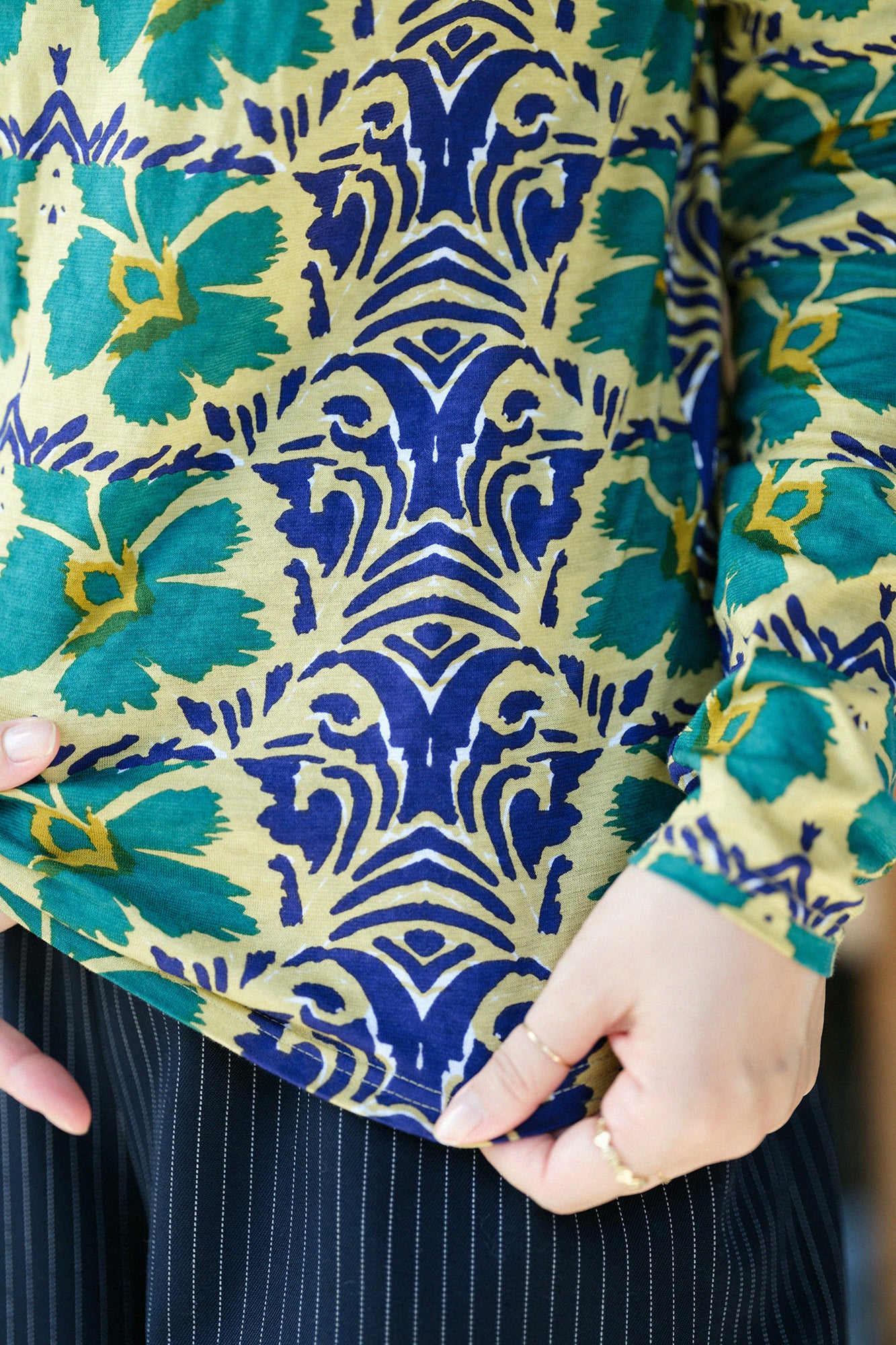 高領上衣/唐撫子