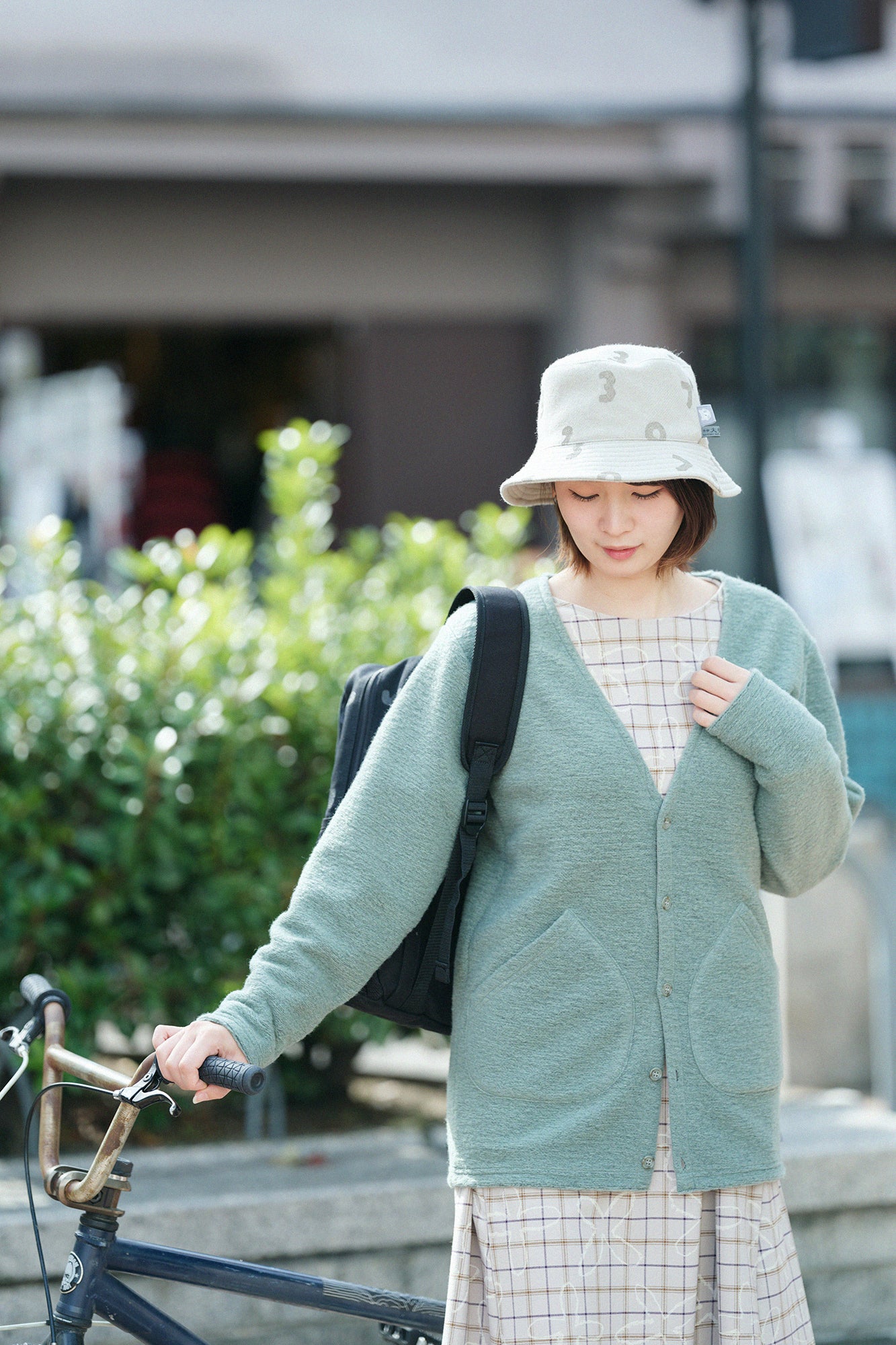 【◯预购】义大利毛绒针织V领L/S外套/薄荷绿(※预计于12月2日左右发货)