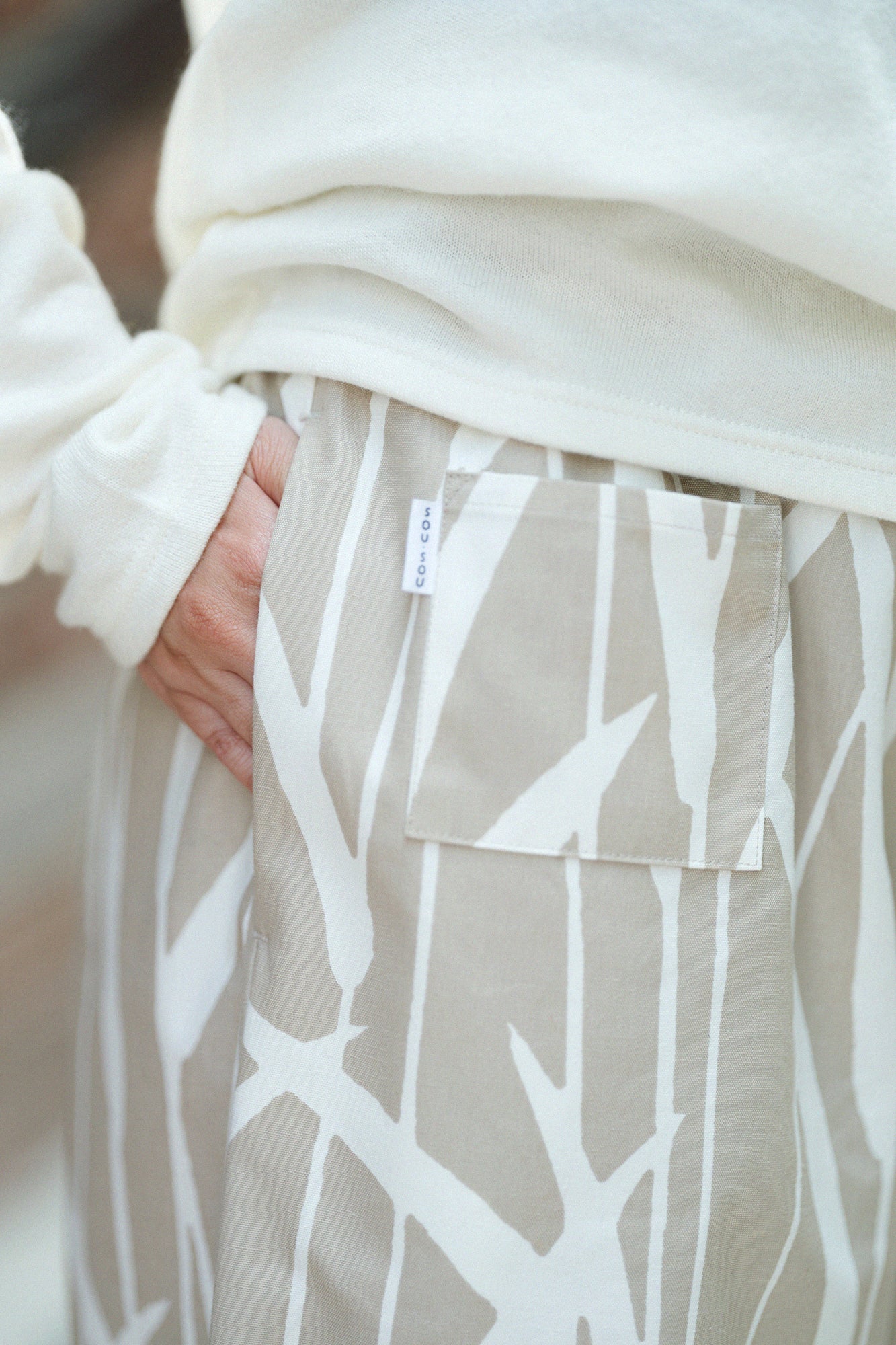 No.12 Canvas Wide-legged Pants / Waterside