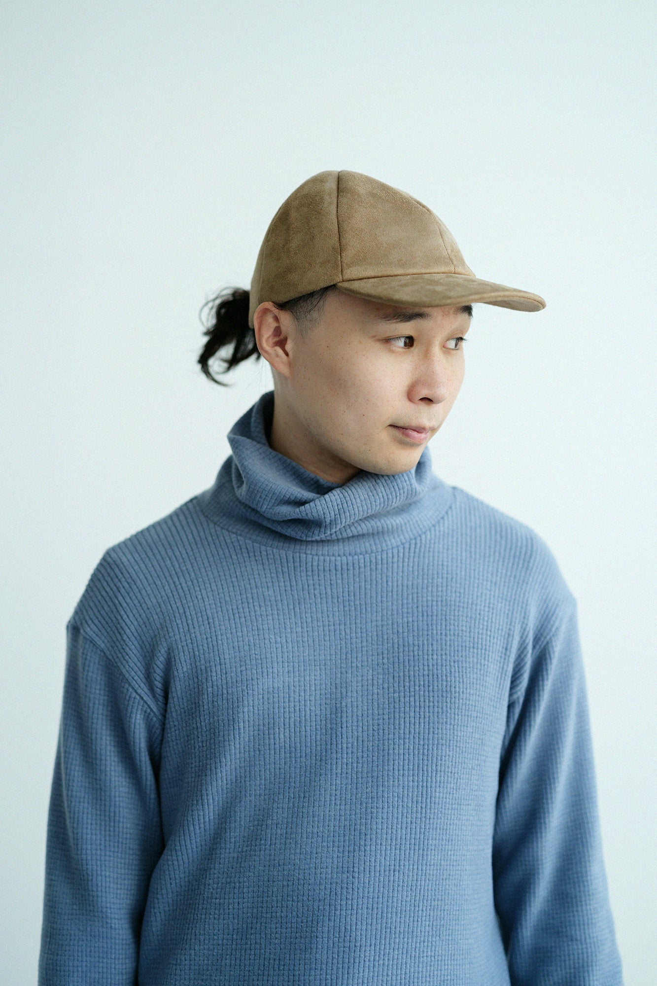 【預購】仿麂皮 鴨舌帽/淡棕色×SO-SU-U十數 昆(※預計於12月9日左右發貨)