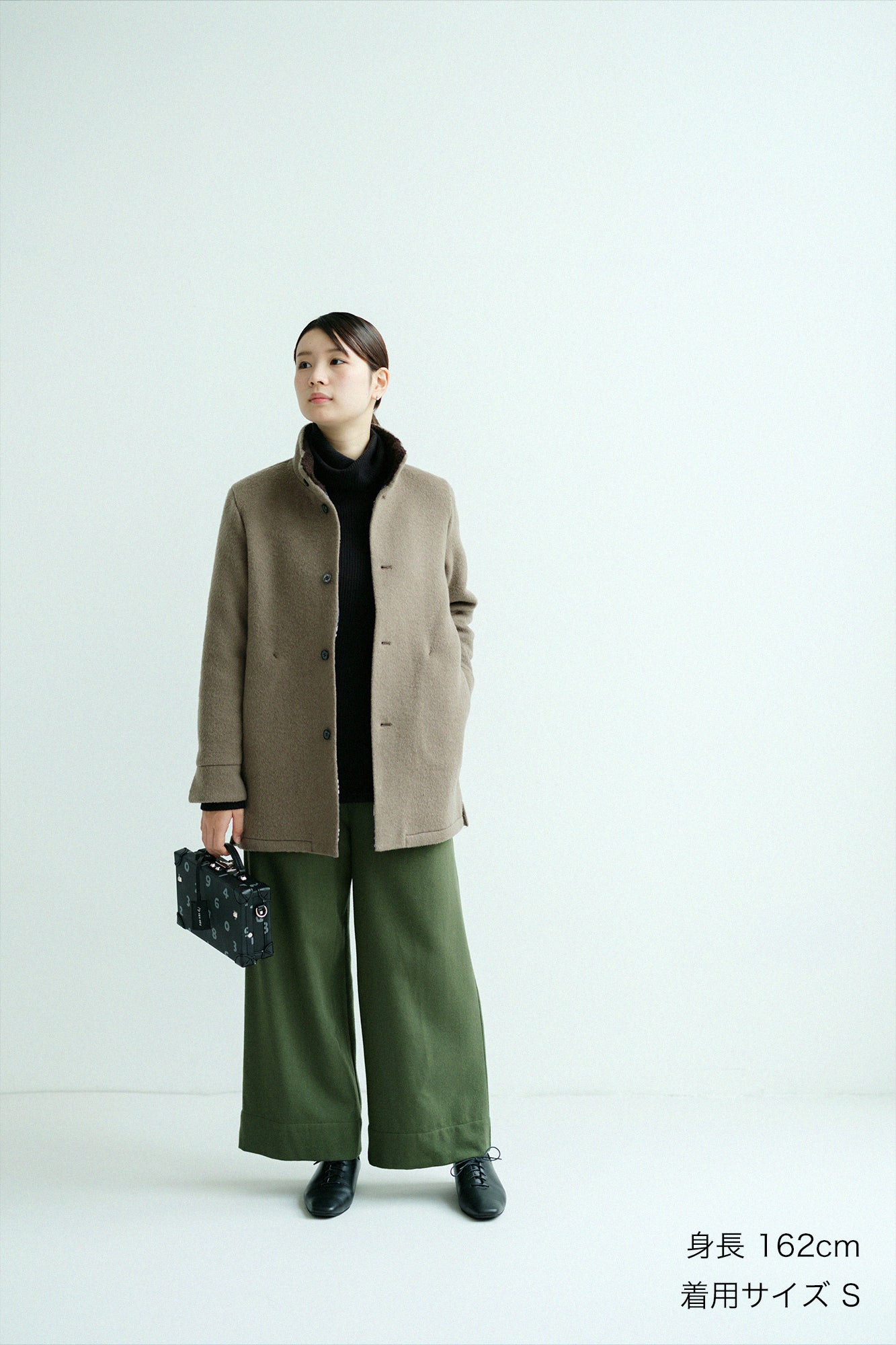 【預購】CORDURA® 耐磨羊毛 闊腿褲/苔色(※預計於12月9日左右發貨)