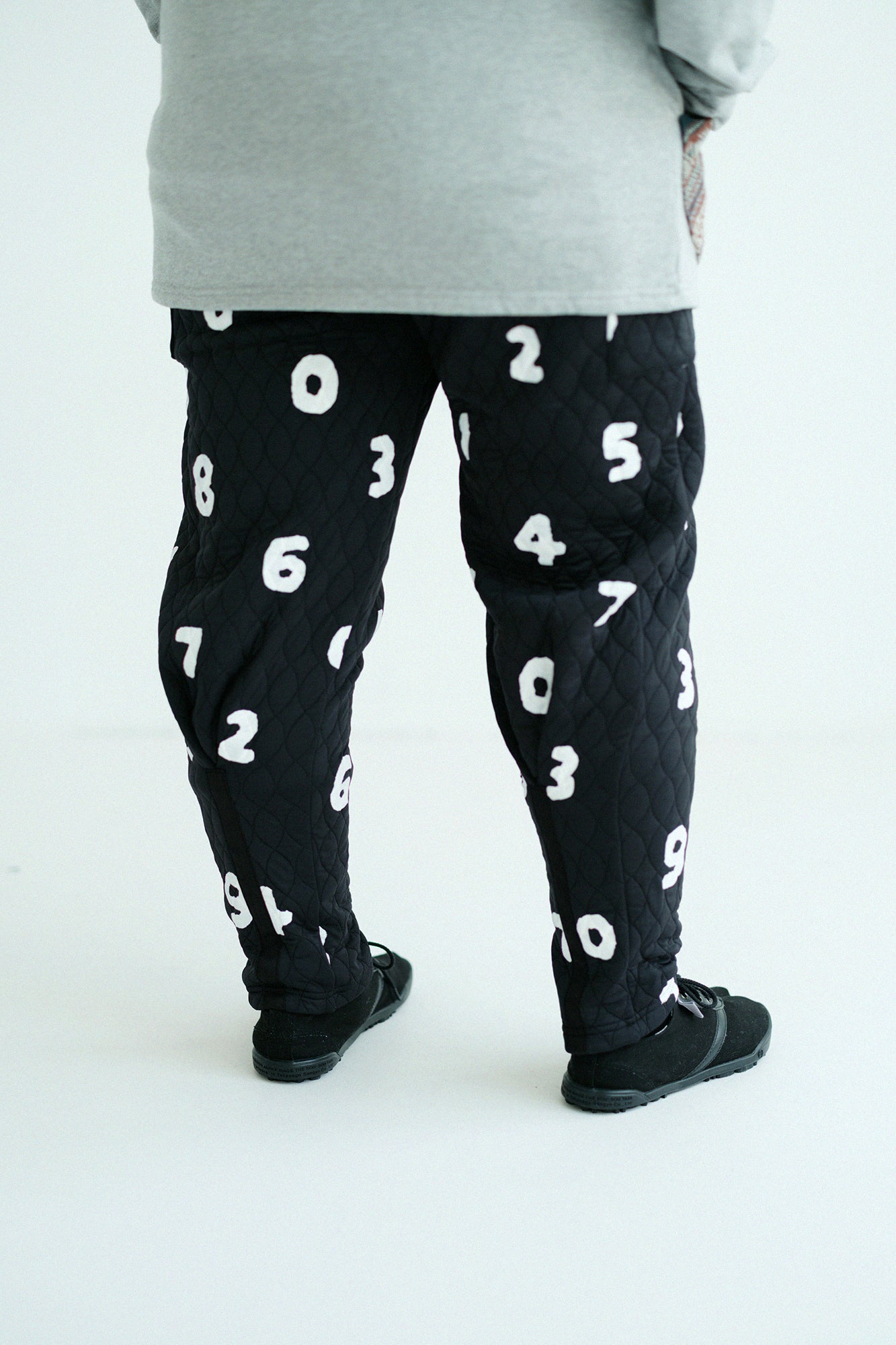 絎縫緹花 BIKE修腿馬術褲/SO-SU-U十數 黑色