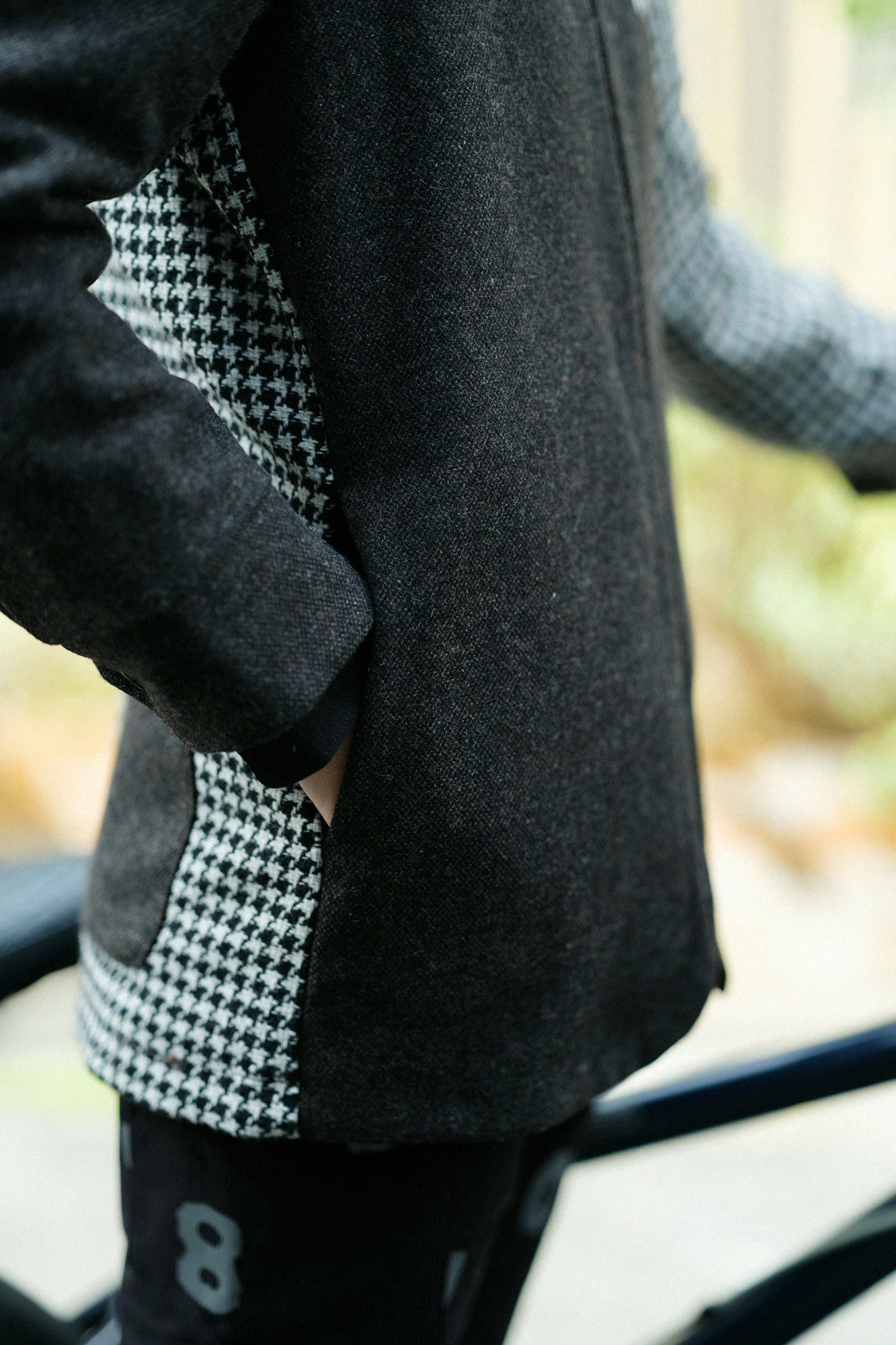 【◯预购】CBN羊毛ZIP UP 连帽外套/深棕色(※预计于12月2日左右发货)