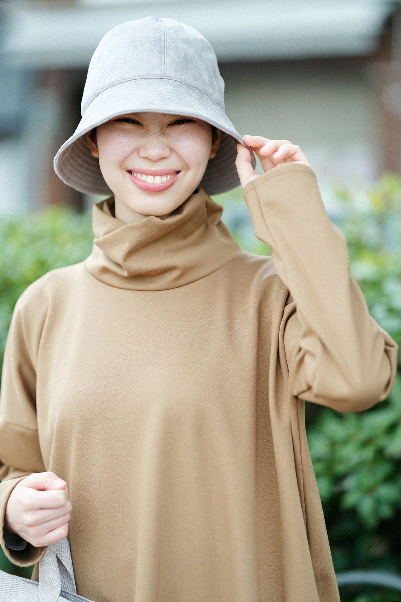 【預購】仿麂皮 Metro Hat/玫瑰灰×SO-SU-U十數 昆(※預計於12月9日左右發貨)