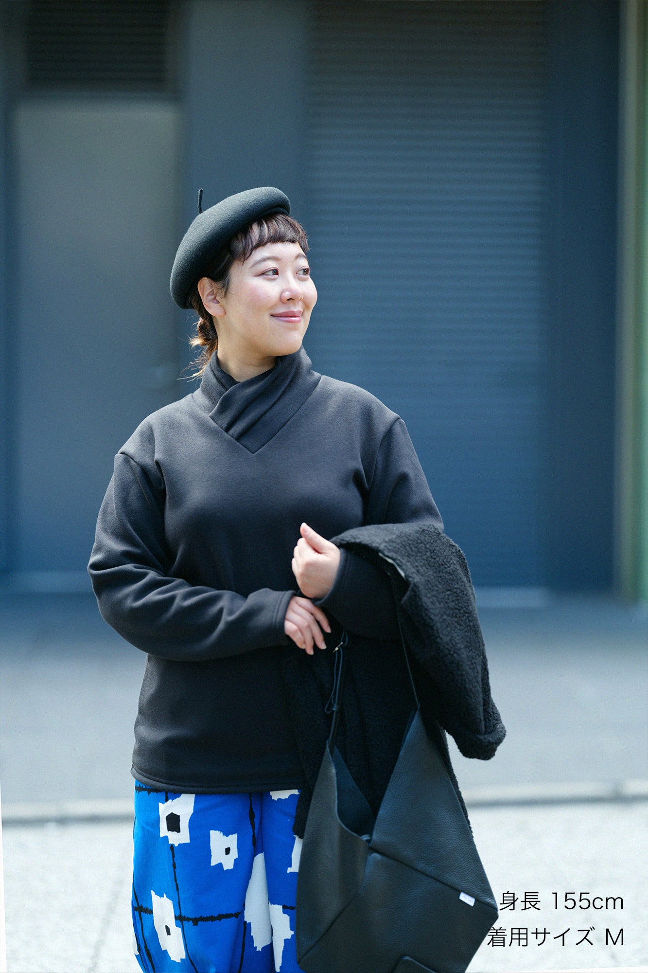 裏ボア 衿巻ジバン/濡羽色(ぬればいろ)