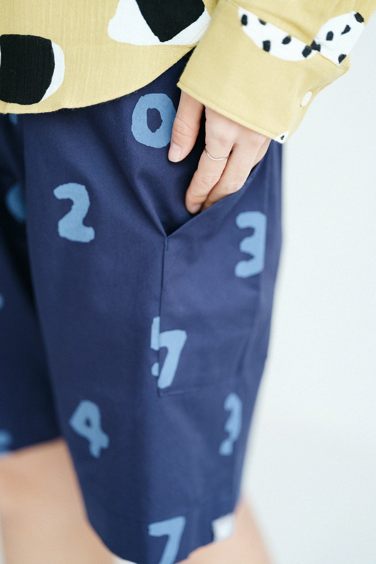 【Ships around Mar 10】CLEANSE® Twill BIKE Shorts/SO-SU-U Navy