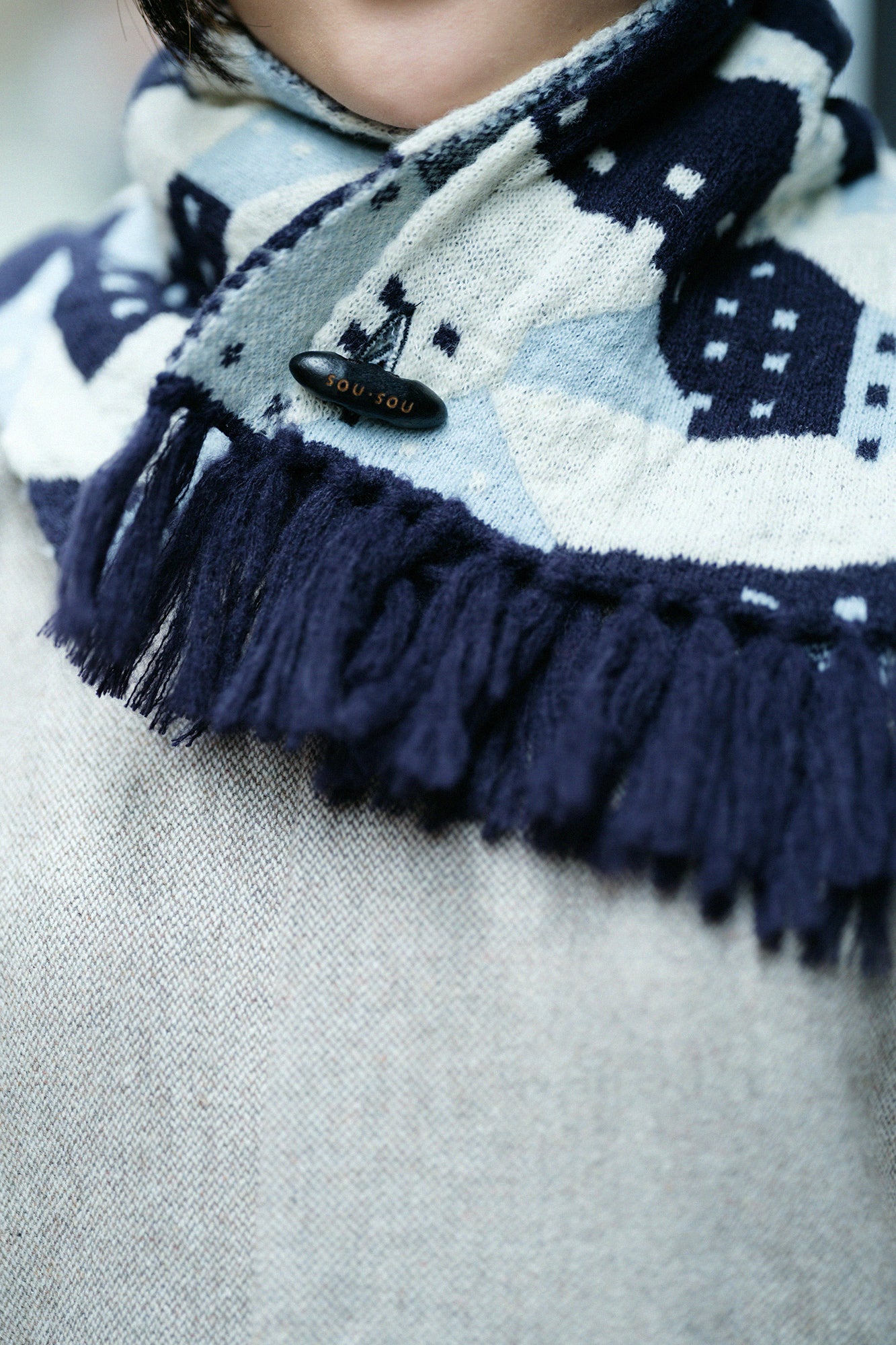 SOU・SOU× moonbat 소우아미에리(Souamieri)/북쪽나라 남색