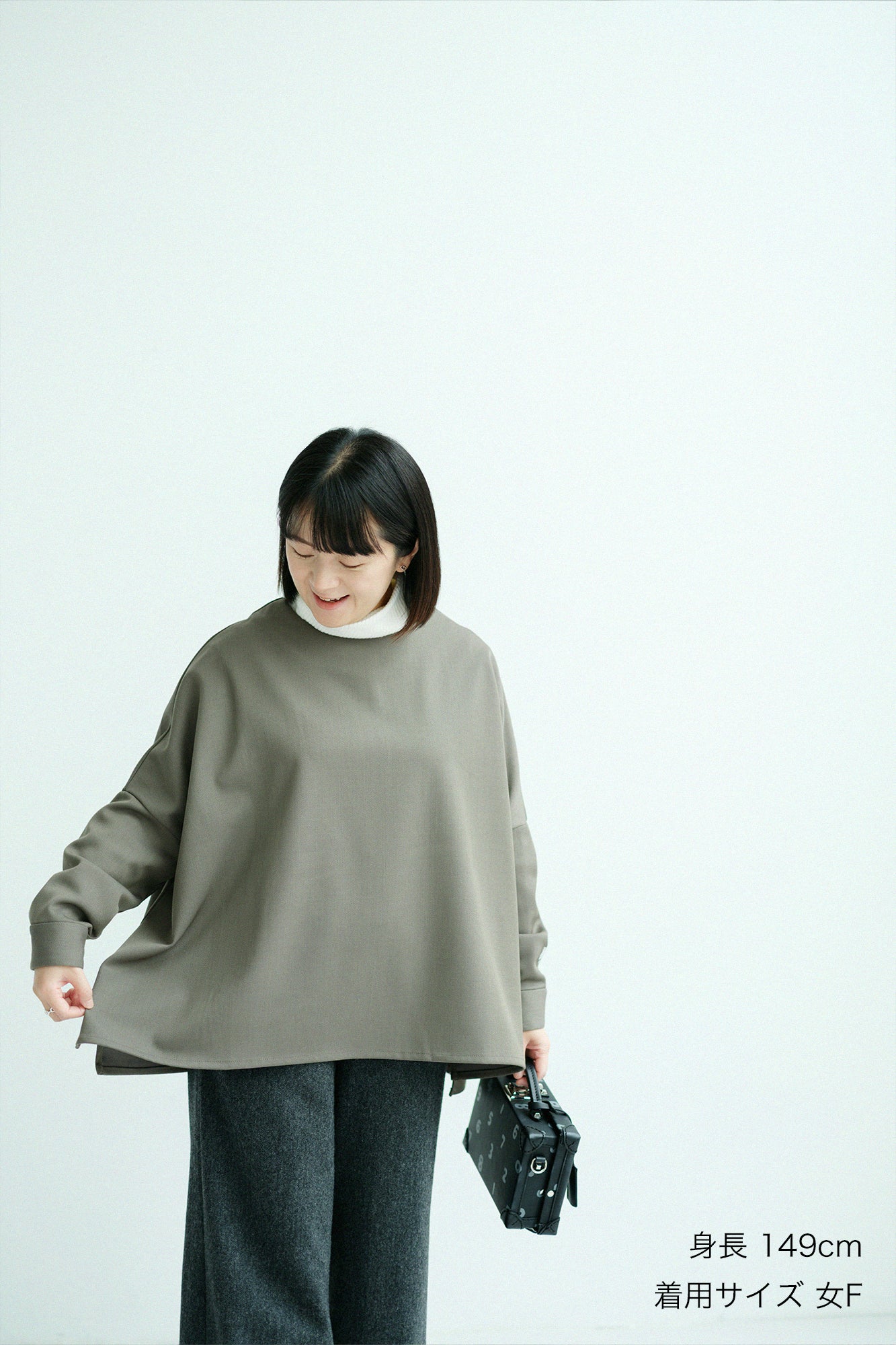 【Pre-order】Alpinix Largo Blouse/Moss Grey(※Scheduled to be shipped around Dec 9)