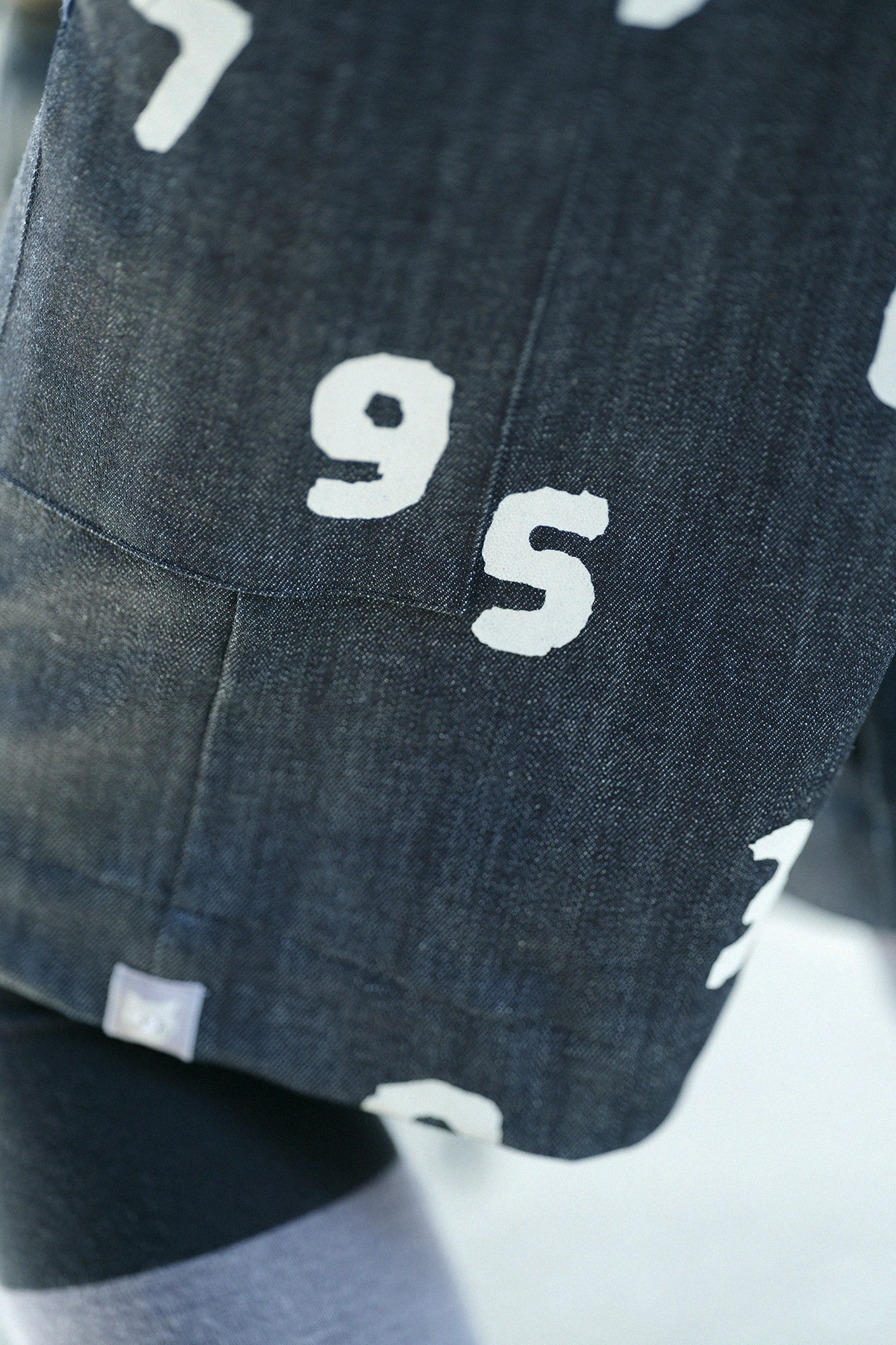 Stretch Denim BIKE Shorts/Indigo×SO-SU-U