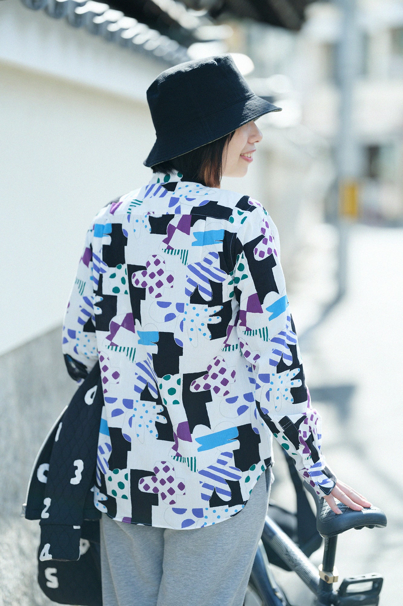 高島縮 20/20 シャツ/はずむ